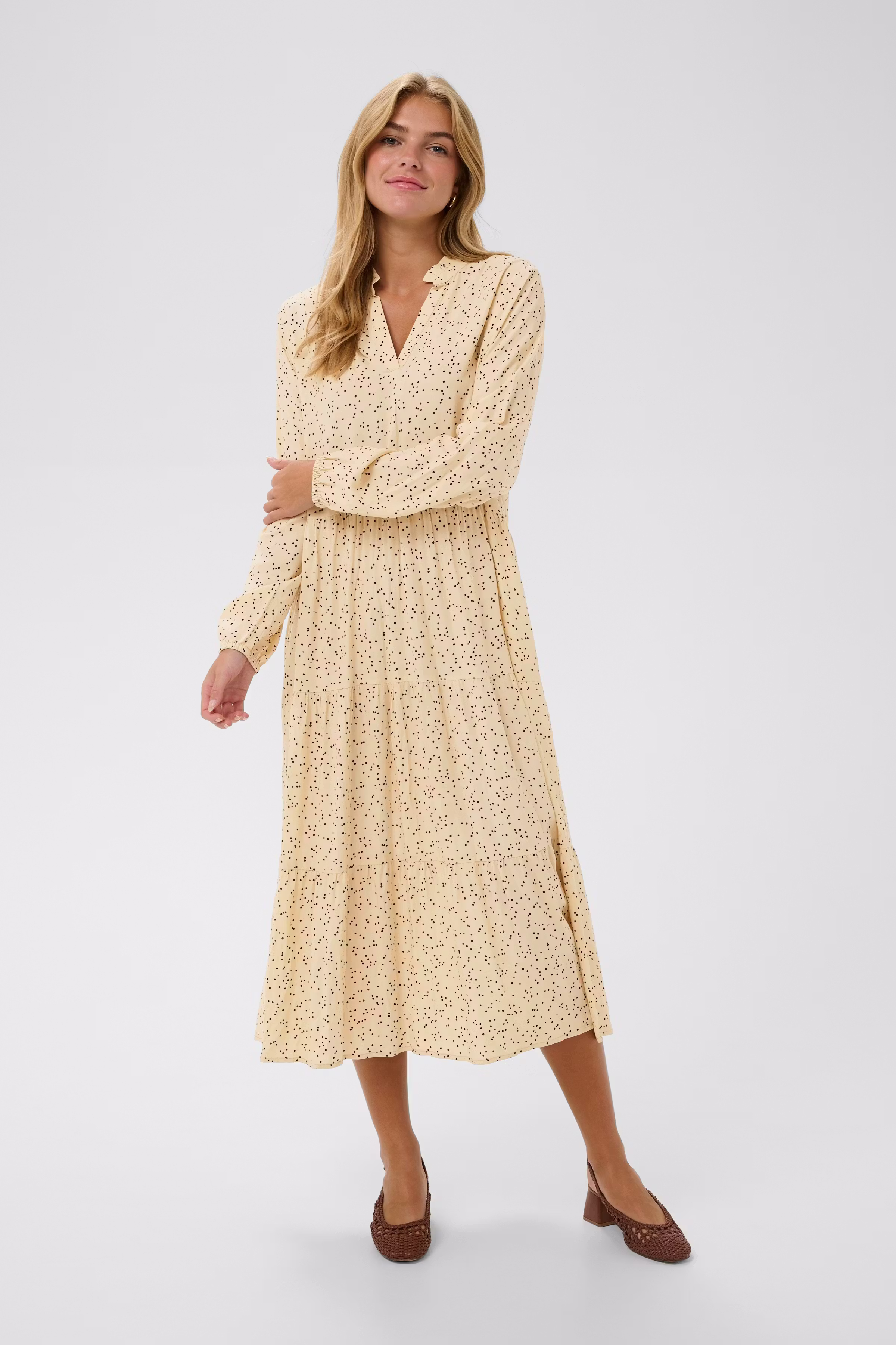 EdaSZ dress with polka dots LOOKBOOK FRONT 30511115-304624