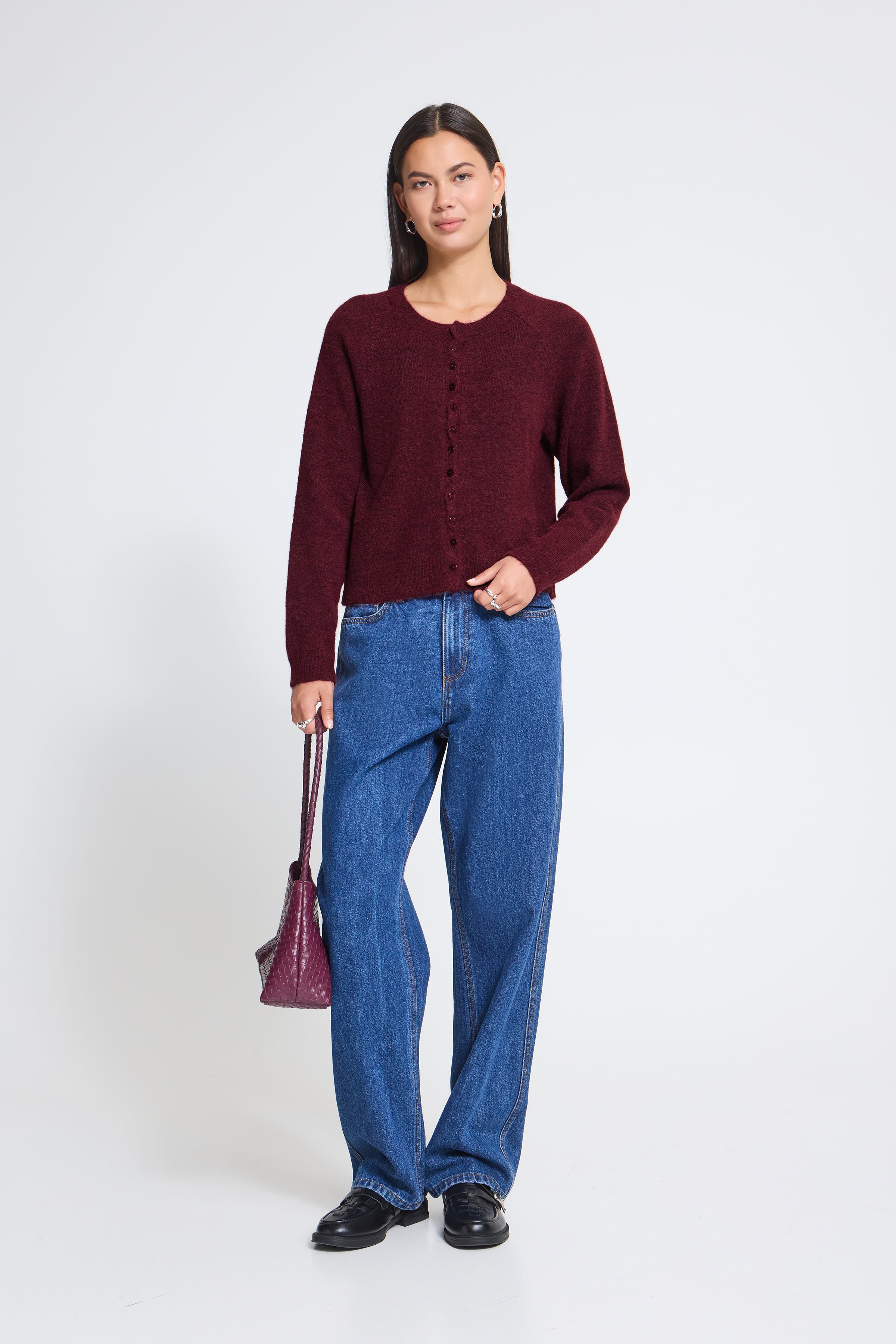 IHSAGE Cardigan LOOKBOOK FRONT 20126708-191522