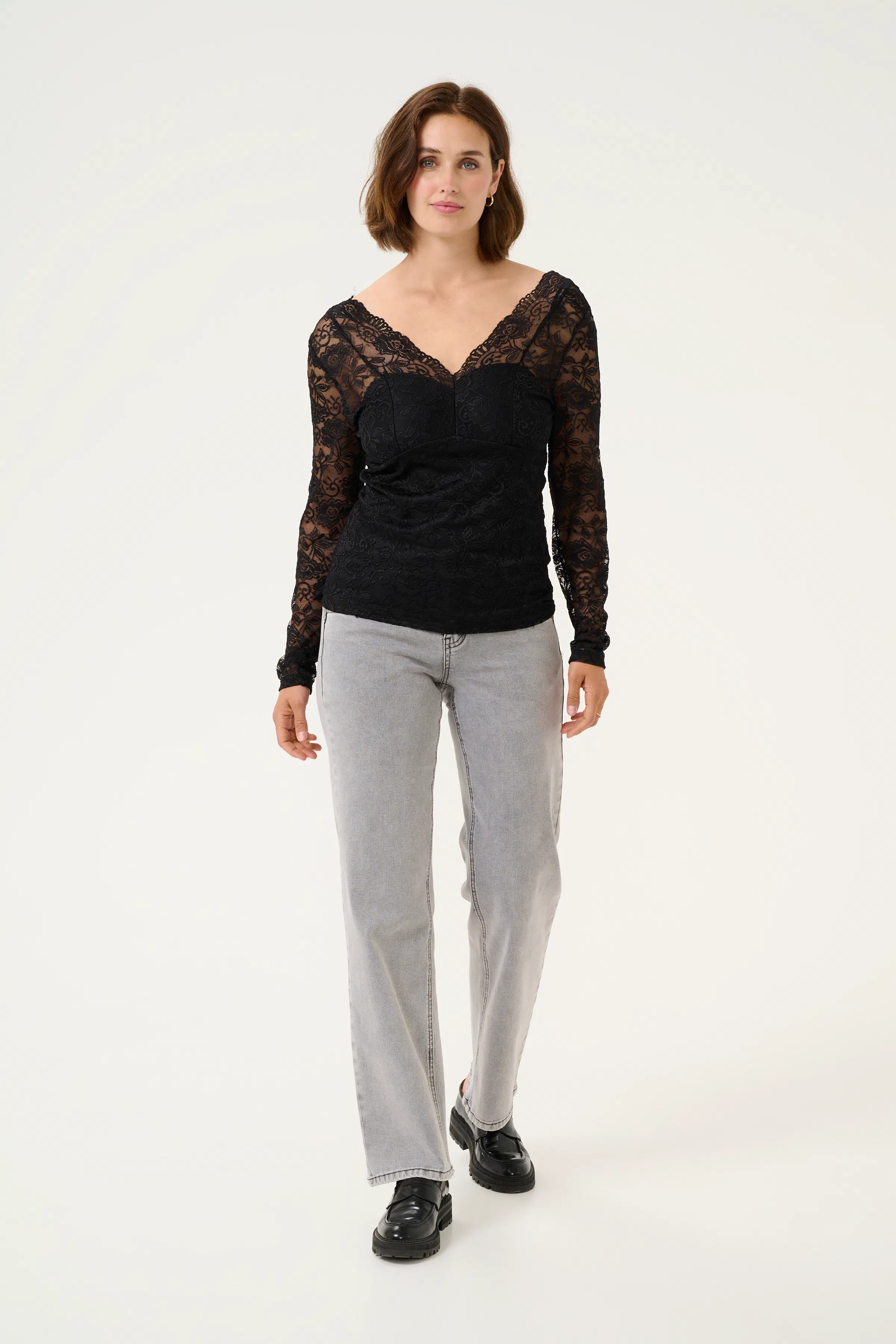 CRGlaze Bluse LOOKBOOK FRONT 10612067-100120