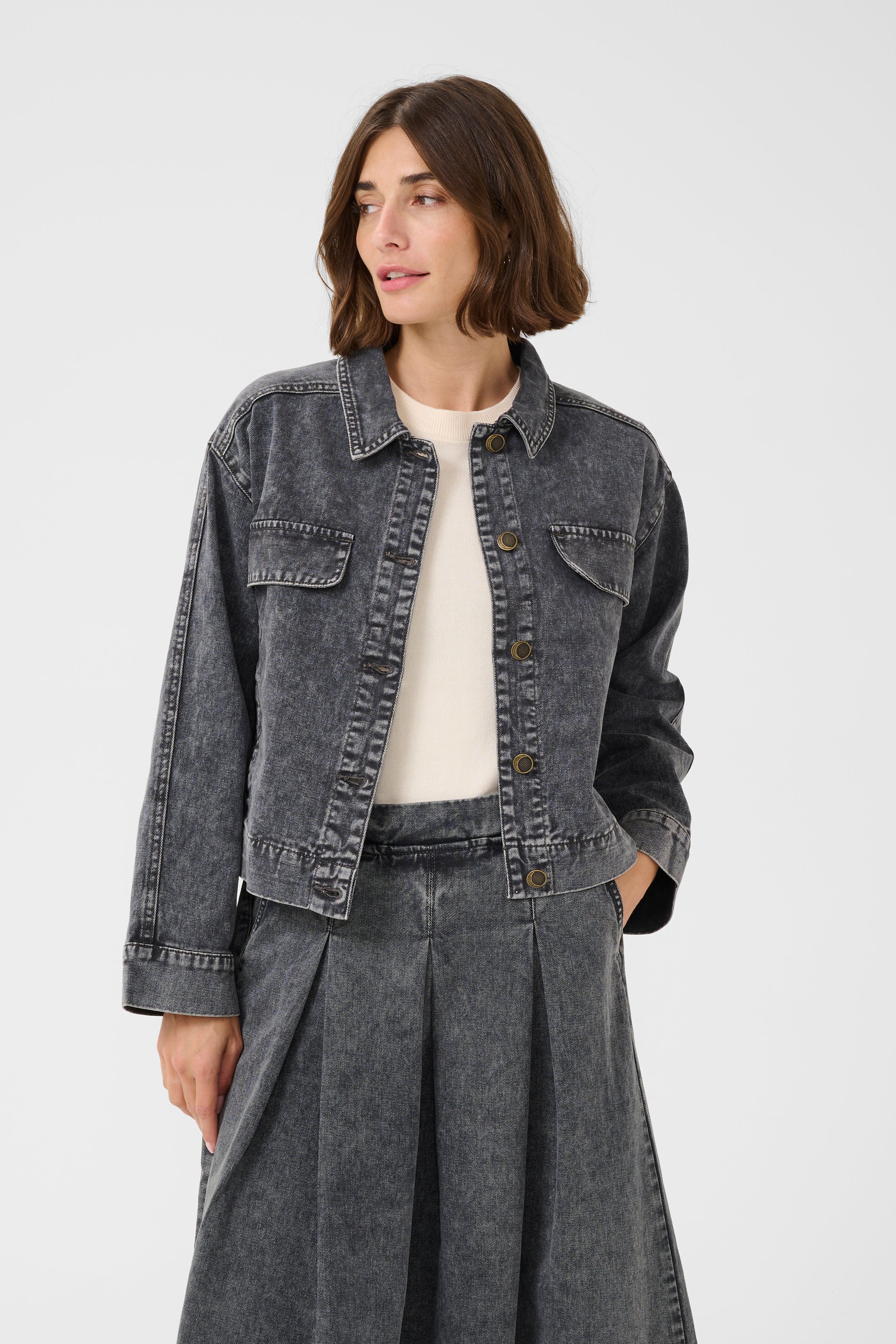 CUcarlina Denim jack LOOKBOOK FRONT 50112088-108032