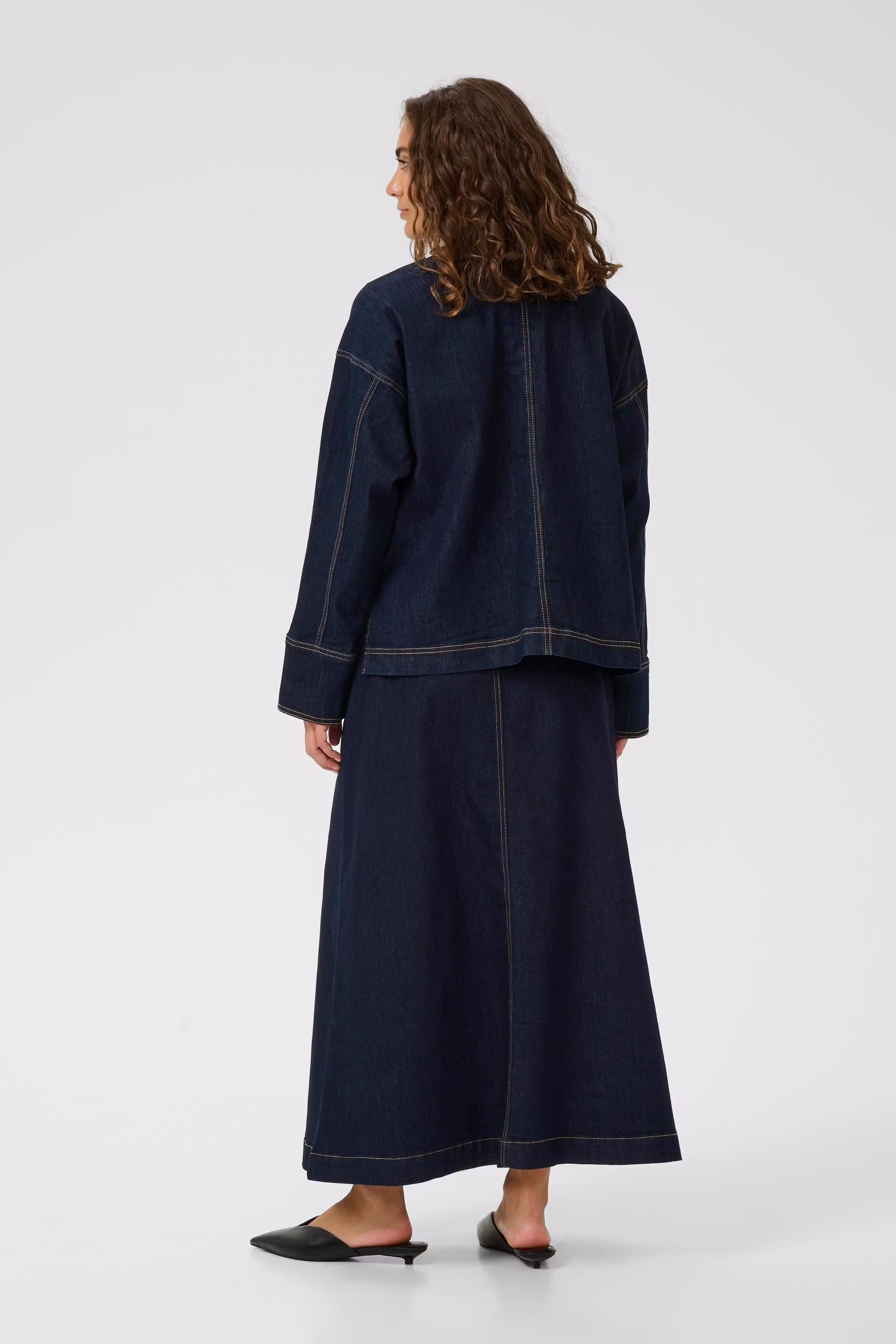 CUmoya Denimjakke LOOKBOOK BACK 50112627-500119