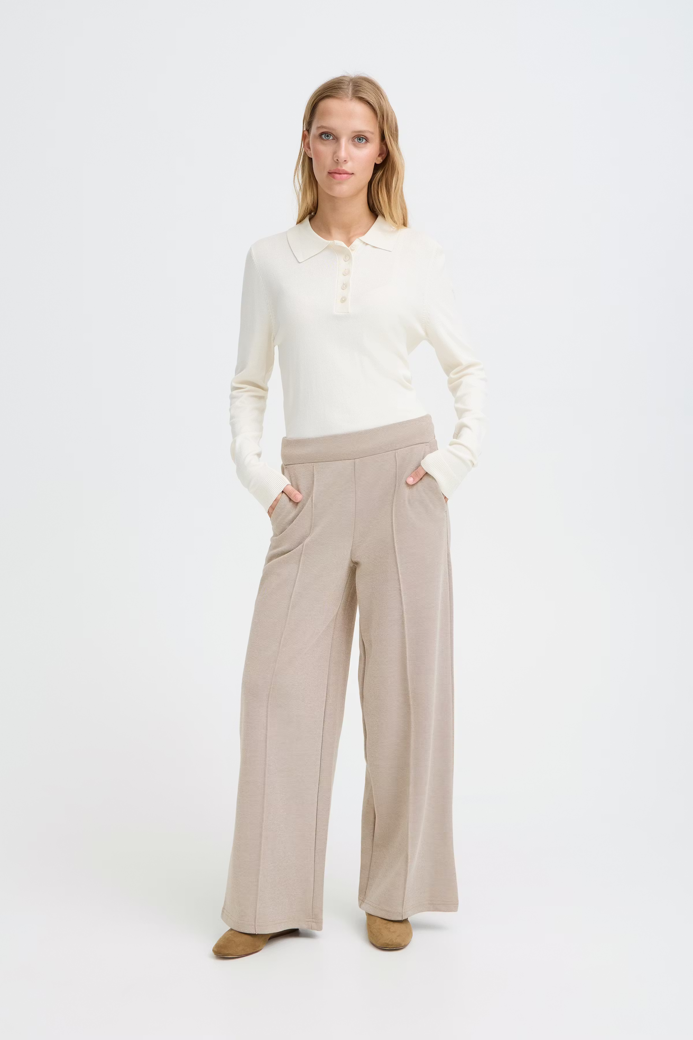 IHKATE PIQUE  Trousers LOOKBOOK FRONT 20118162-171314