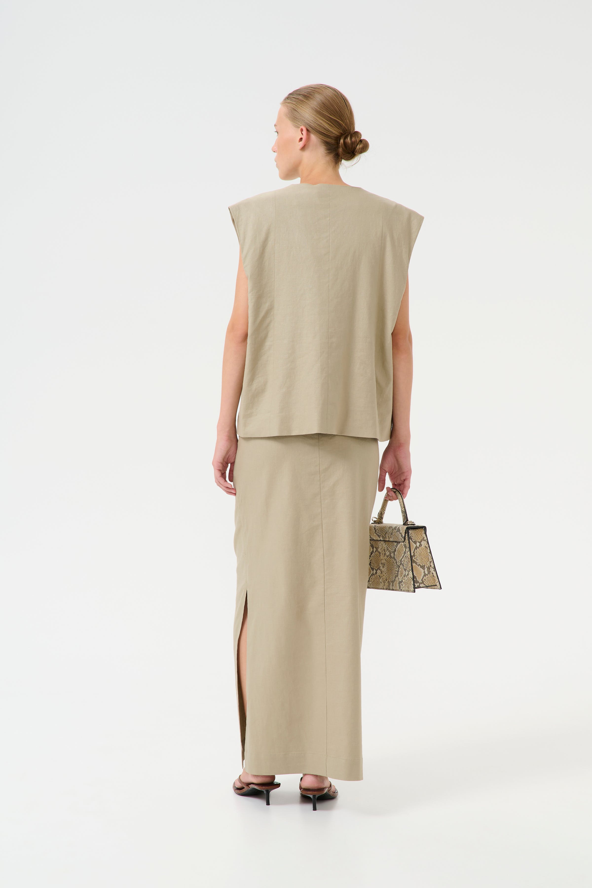 GZizza Leinen Rock LOOKBOOK BACK 10910283-170510