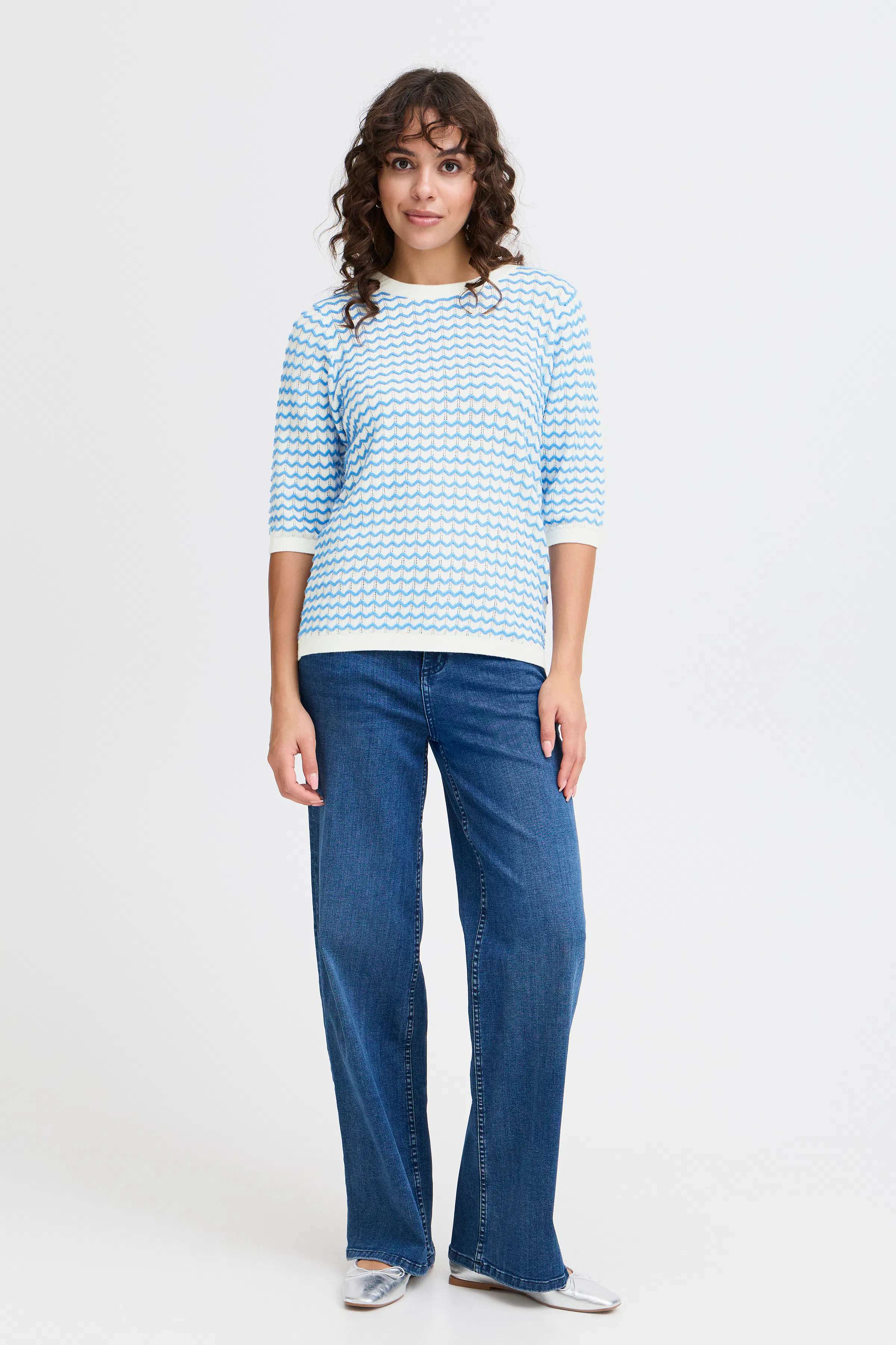 FRLUMA Strikket pullover LOOKBOOK FRONT 20615581-204024