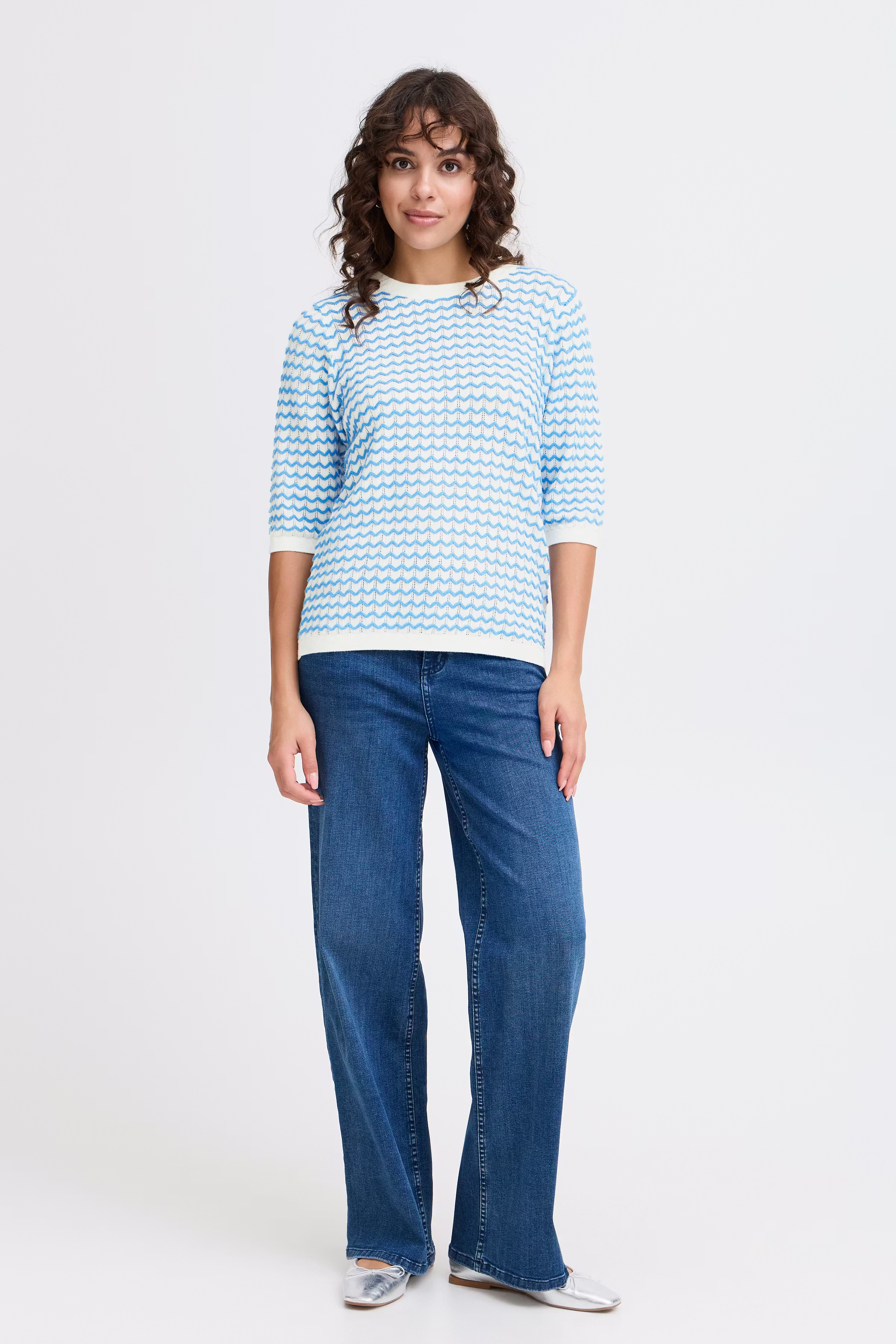 FRLUMA Strikket pullover LOOKBOOK FRONT 20615581-204024