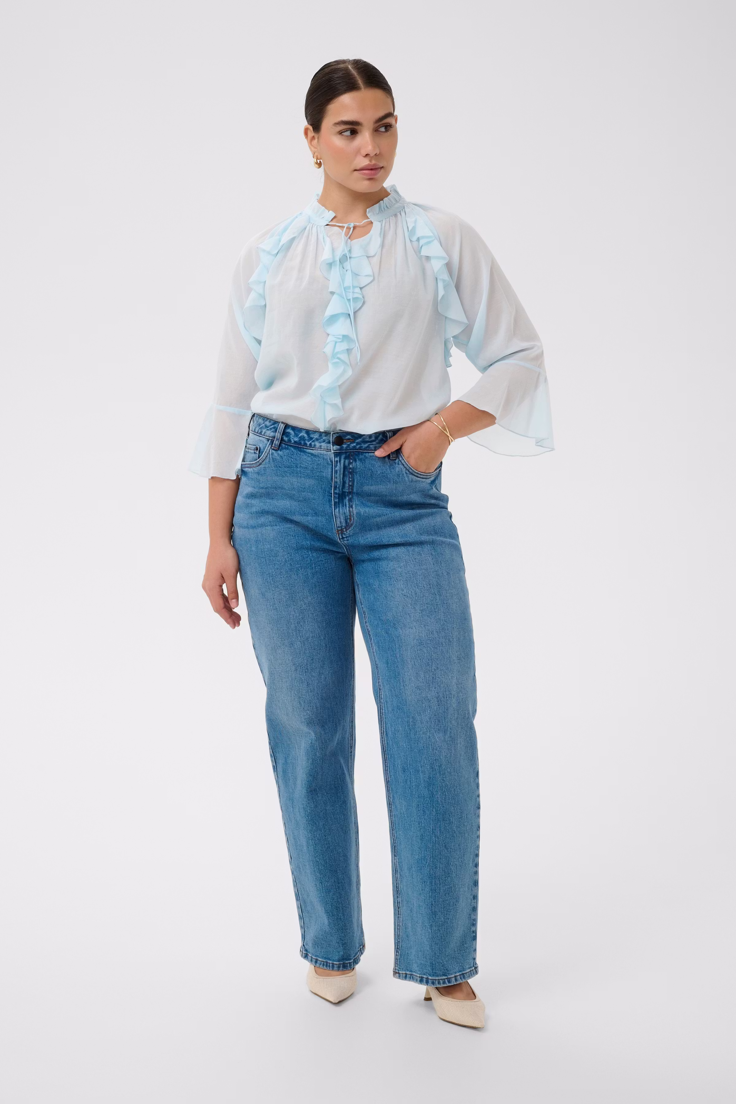 KCflori Bluse LOOKBOOK FRONT 10584069-144005