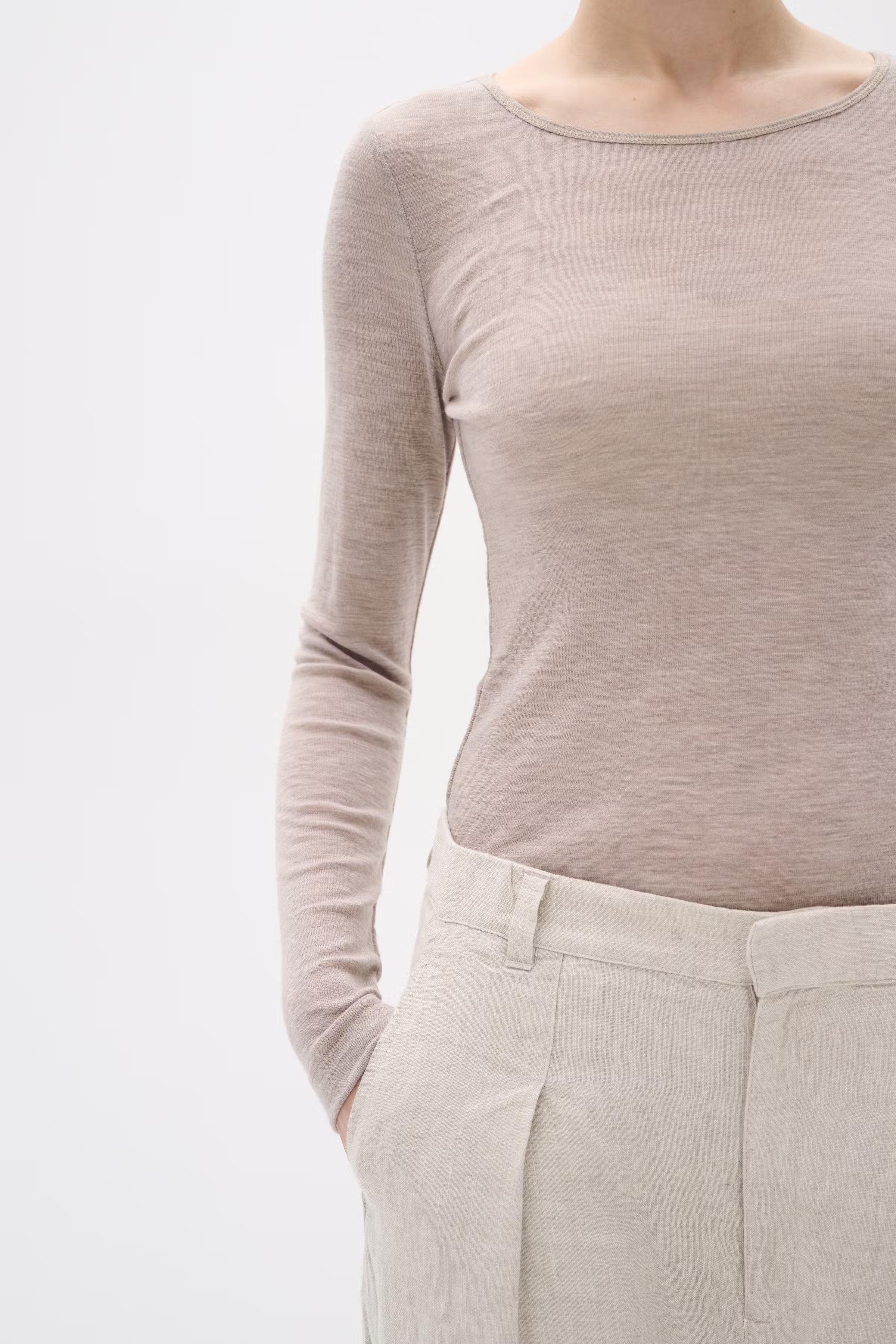 FangIW T-shirt met lange mouwen LOOKBOOK DETAIL 30106096-300868