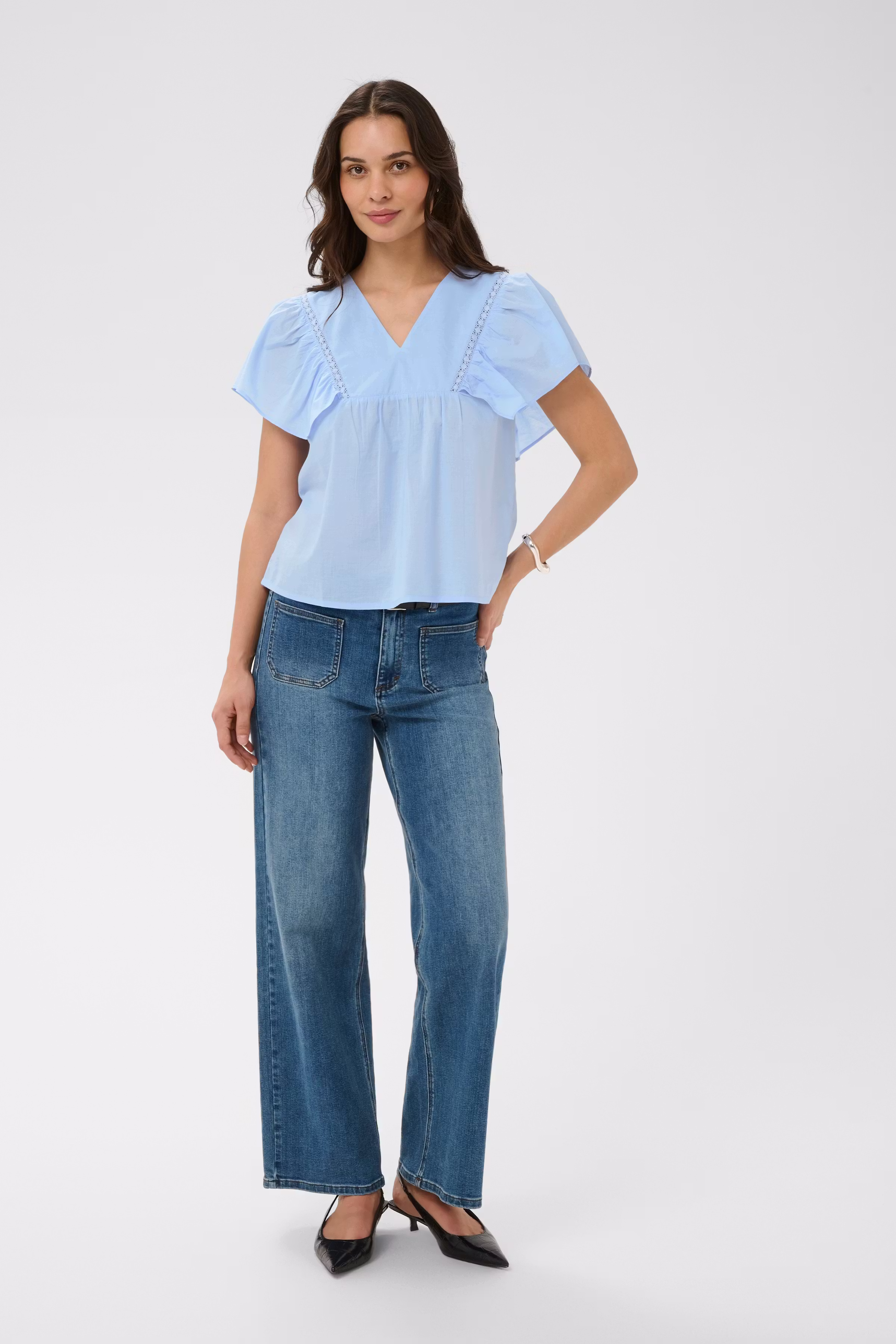 KAkarli Bluse LOOKBOOK FRONT 10512533-153930