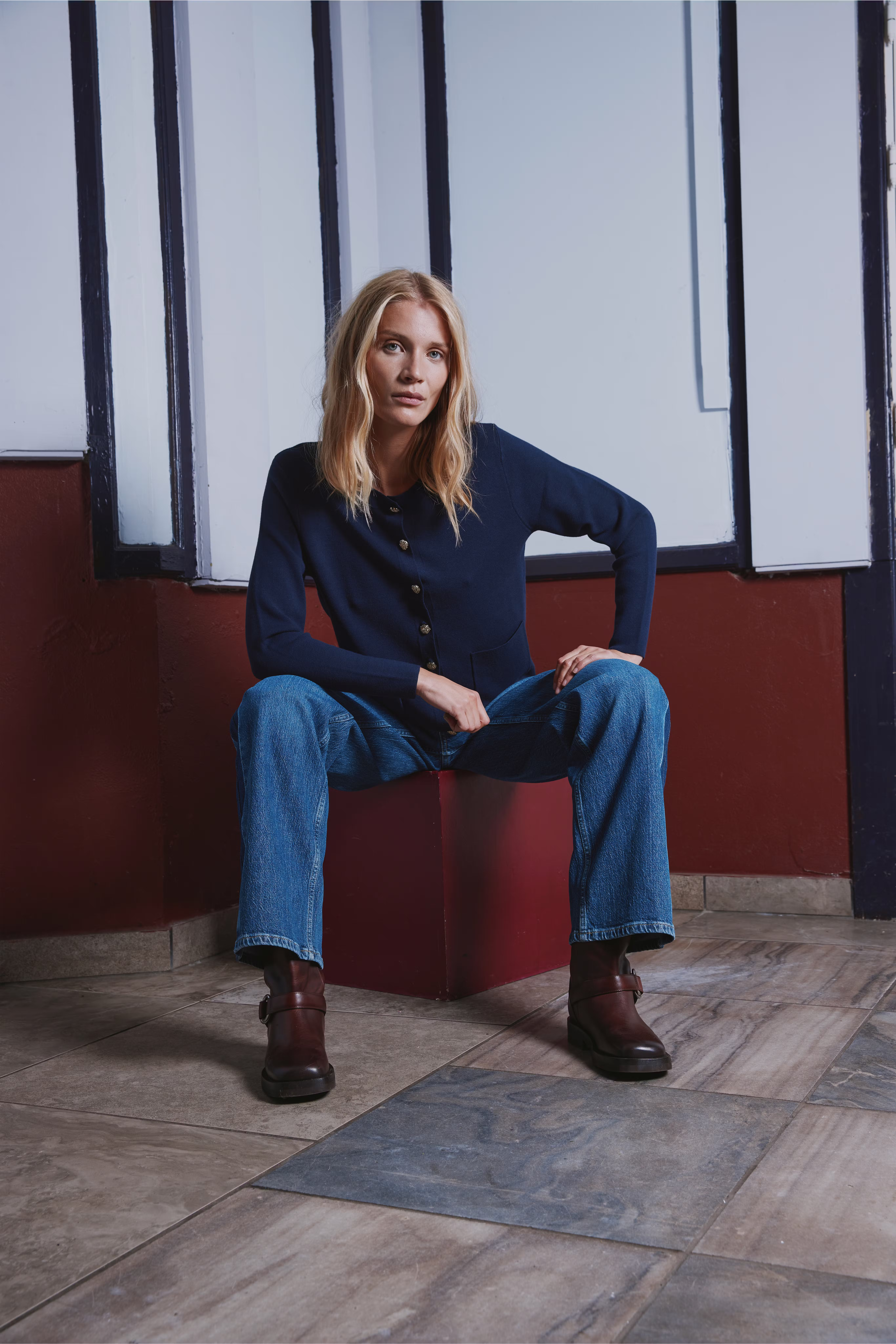 PZVEGA UHW Jeans Wide Leg LOCATION NONE 50209028-200005