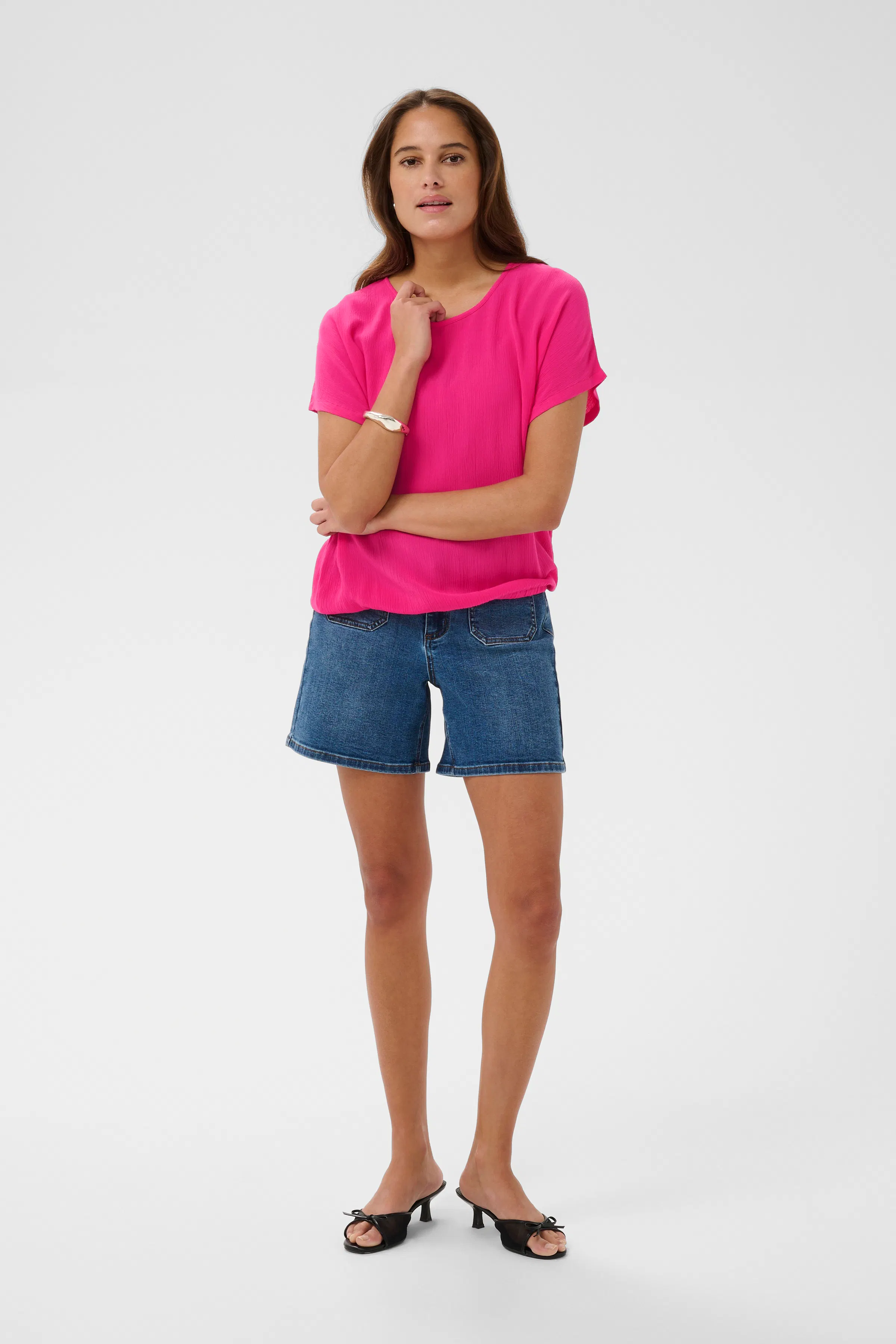 KAamber Bluse LOOKBOOK FRONT 10500781-182143