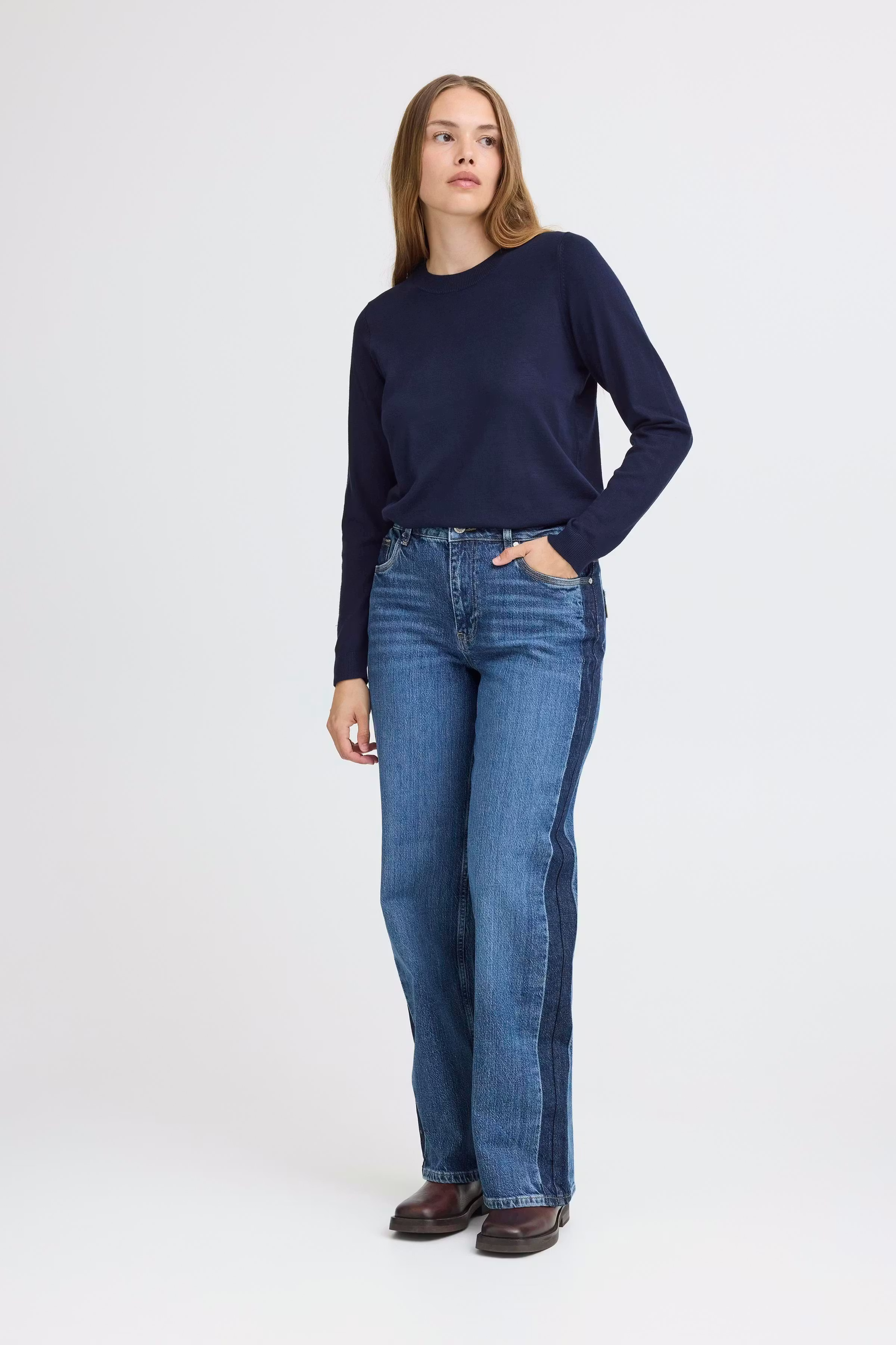 PZVEGA UHW Jeans Wide Leg LOOKBOOK FRONT 50209028-200005