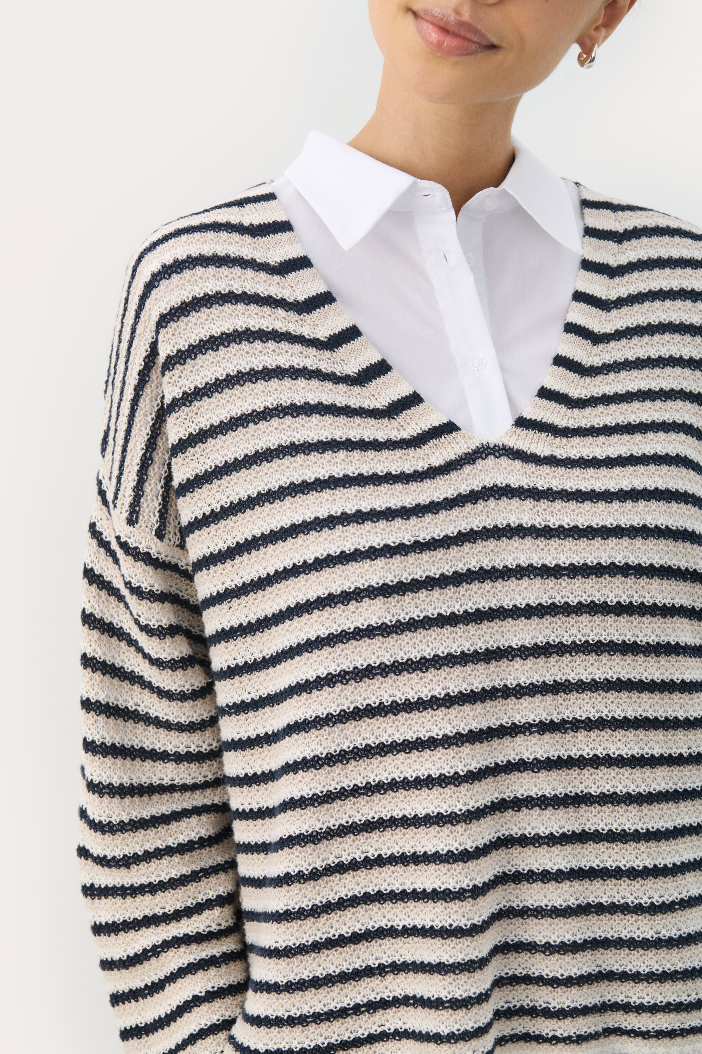 NahniPW Hør Pullover LOOKBOOK DETAIL 30309425-303600