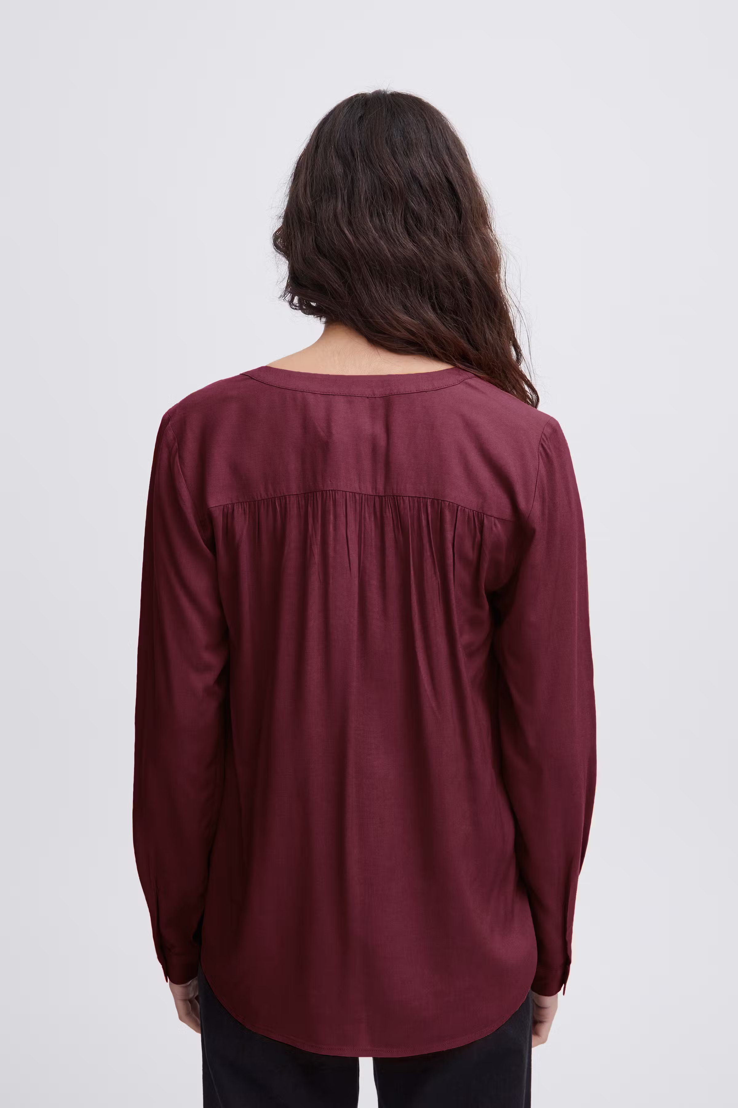 IHMAIN Bluse LOOKBOOK BACK 20114753-161349