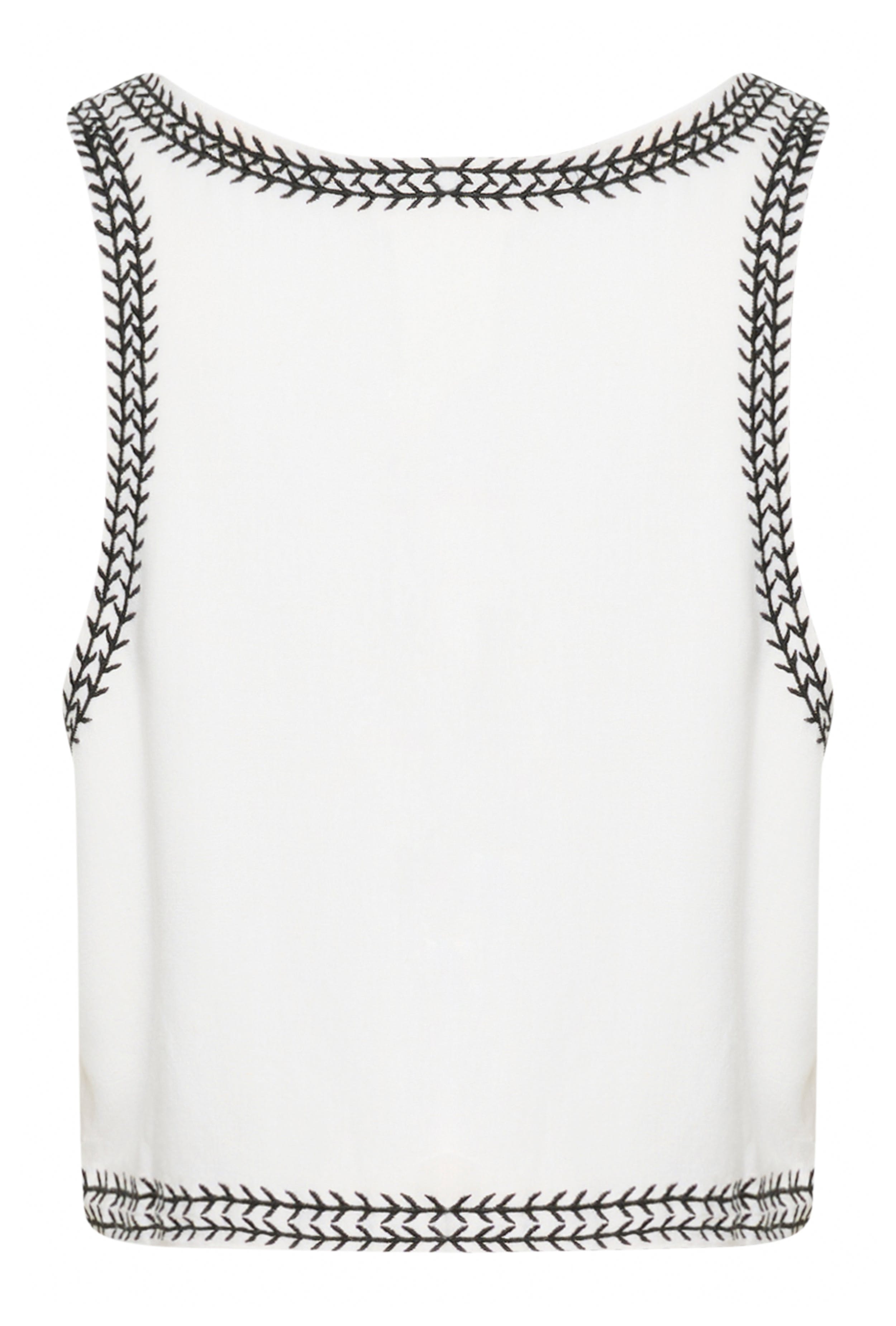 CRManju Leinenweste PACK BACK 10614078-108036