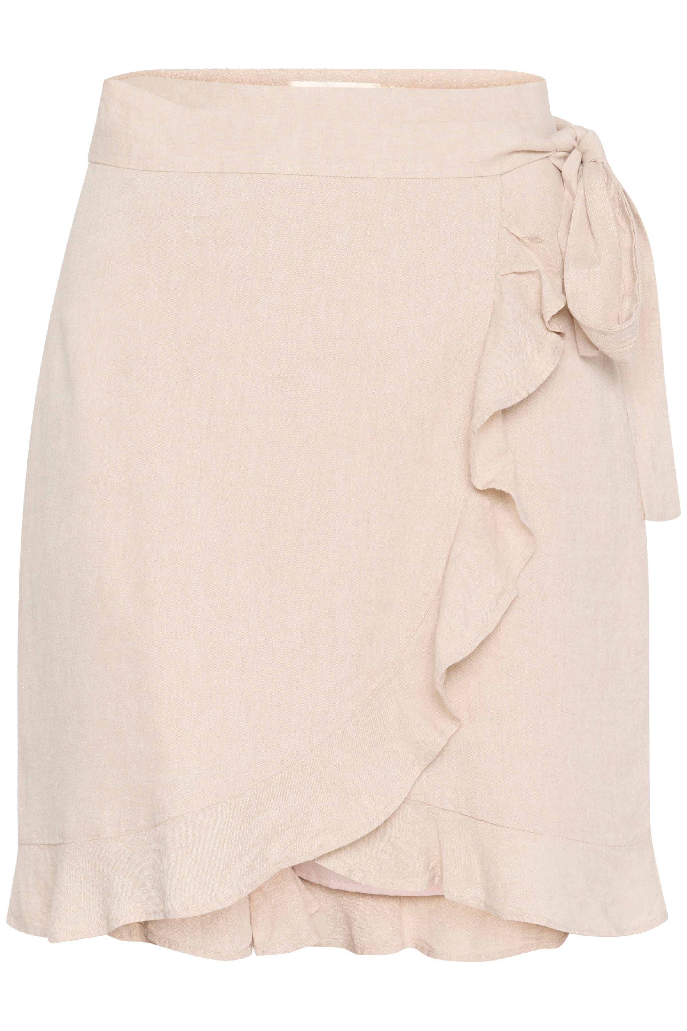 FaridaIW Linen Skirt PACK FRONT 30110440-1304031