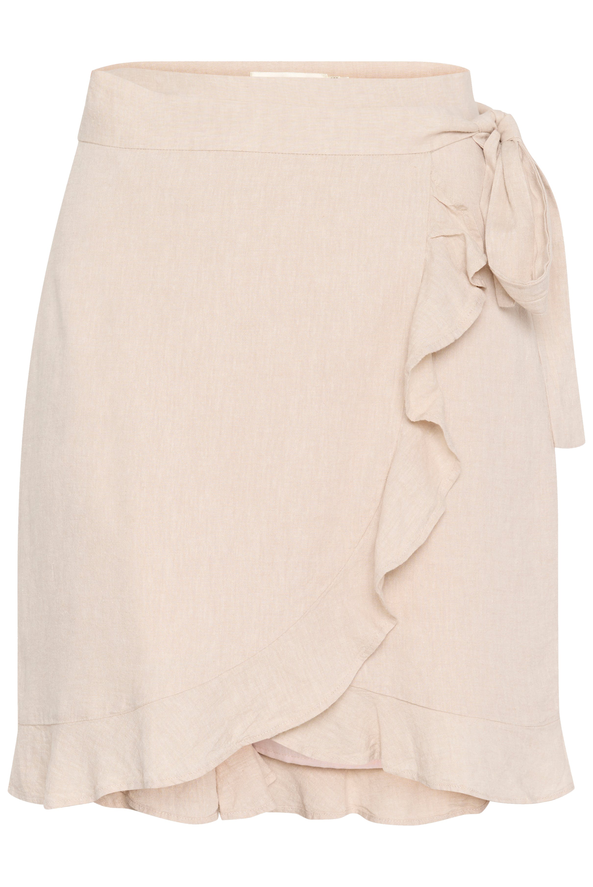 FaridaIW Linen Skirt PACK FRONT 30110440-1304031