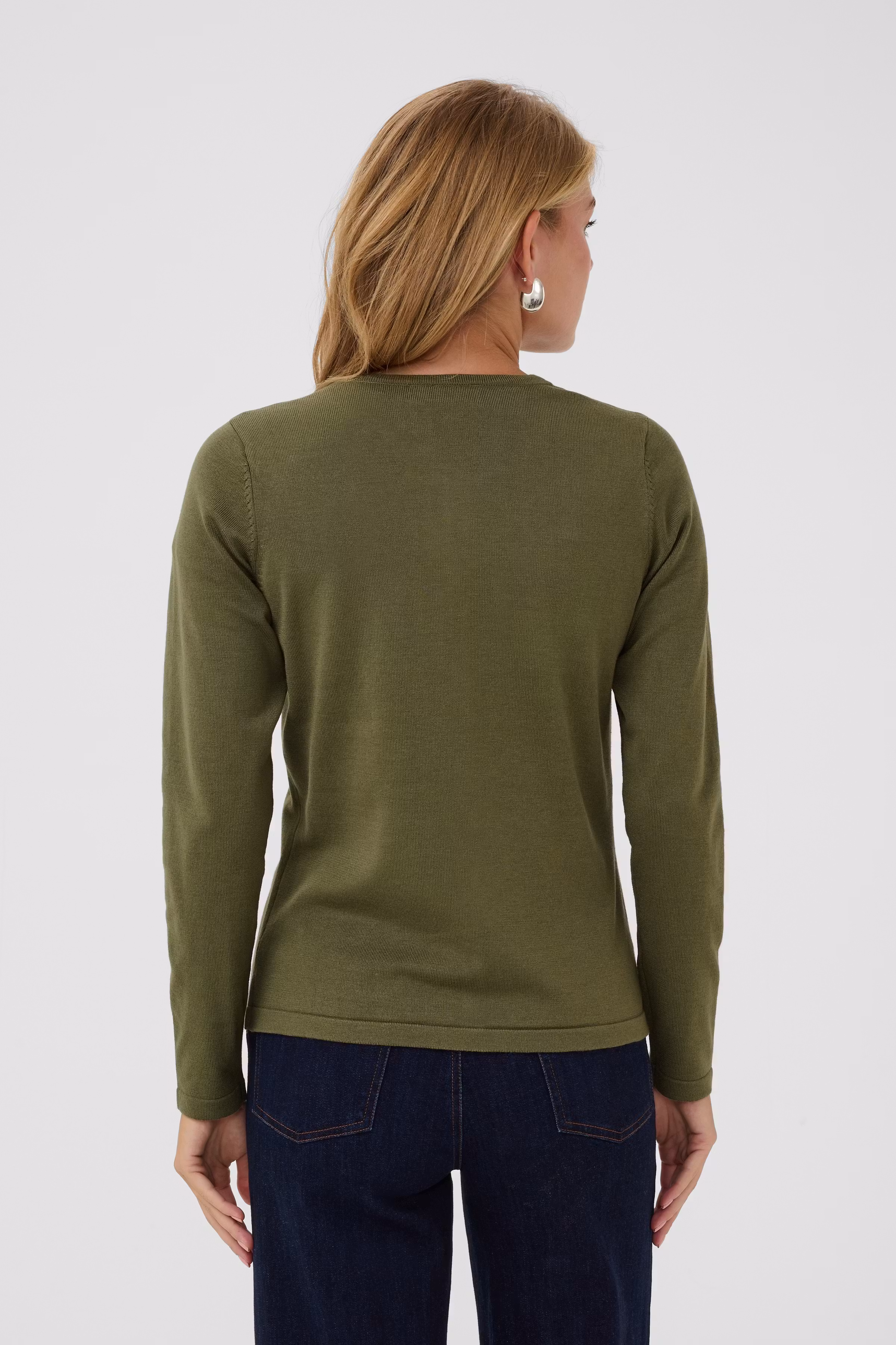 MilaSZ R-Neck Cardigan LOOKBOOK BACK 30500005-1804201
