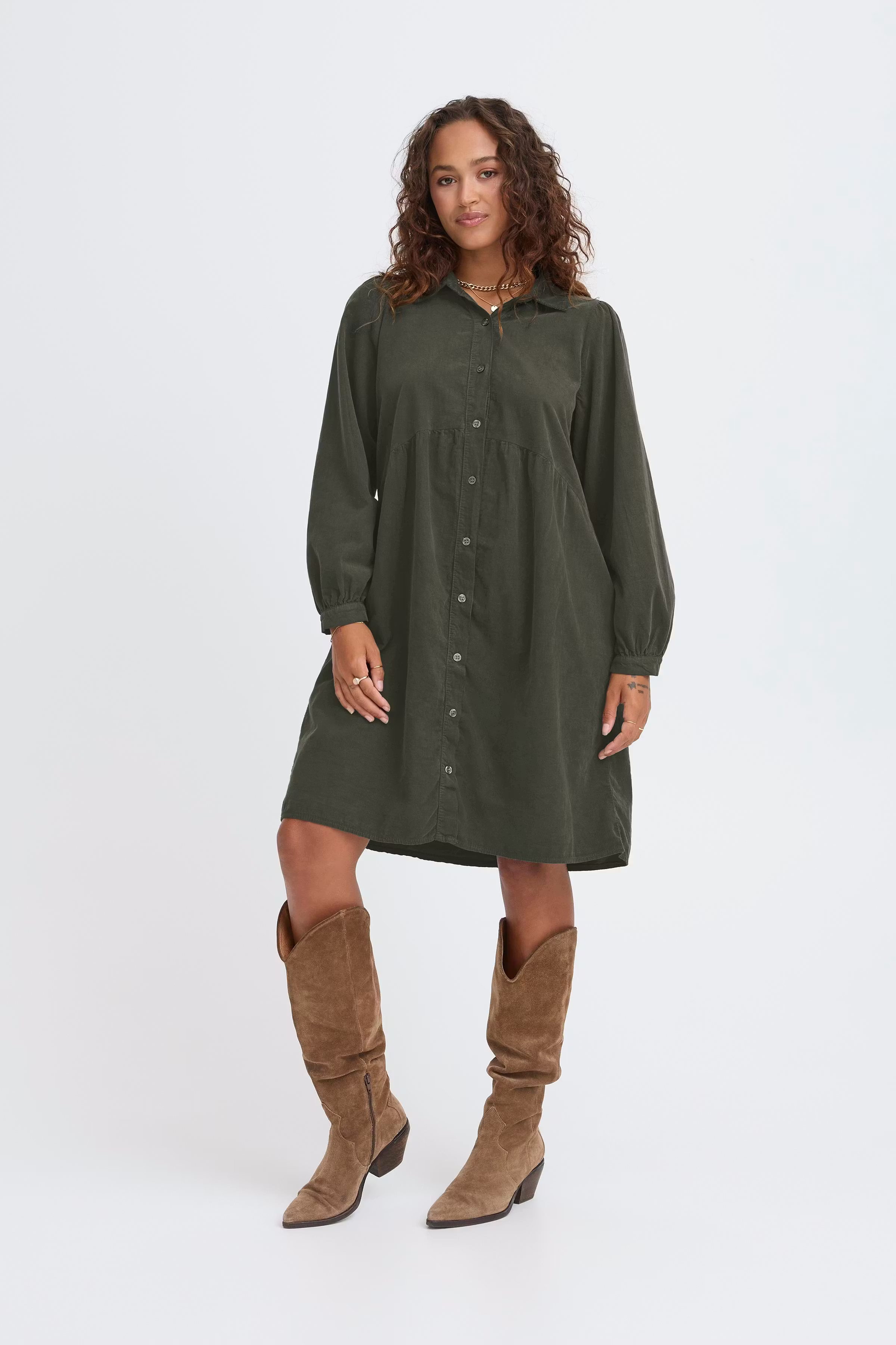 SBLADYCORD Kjole LOOKBOOK FRONT 22101090-180515