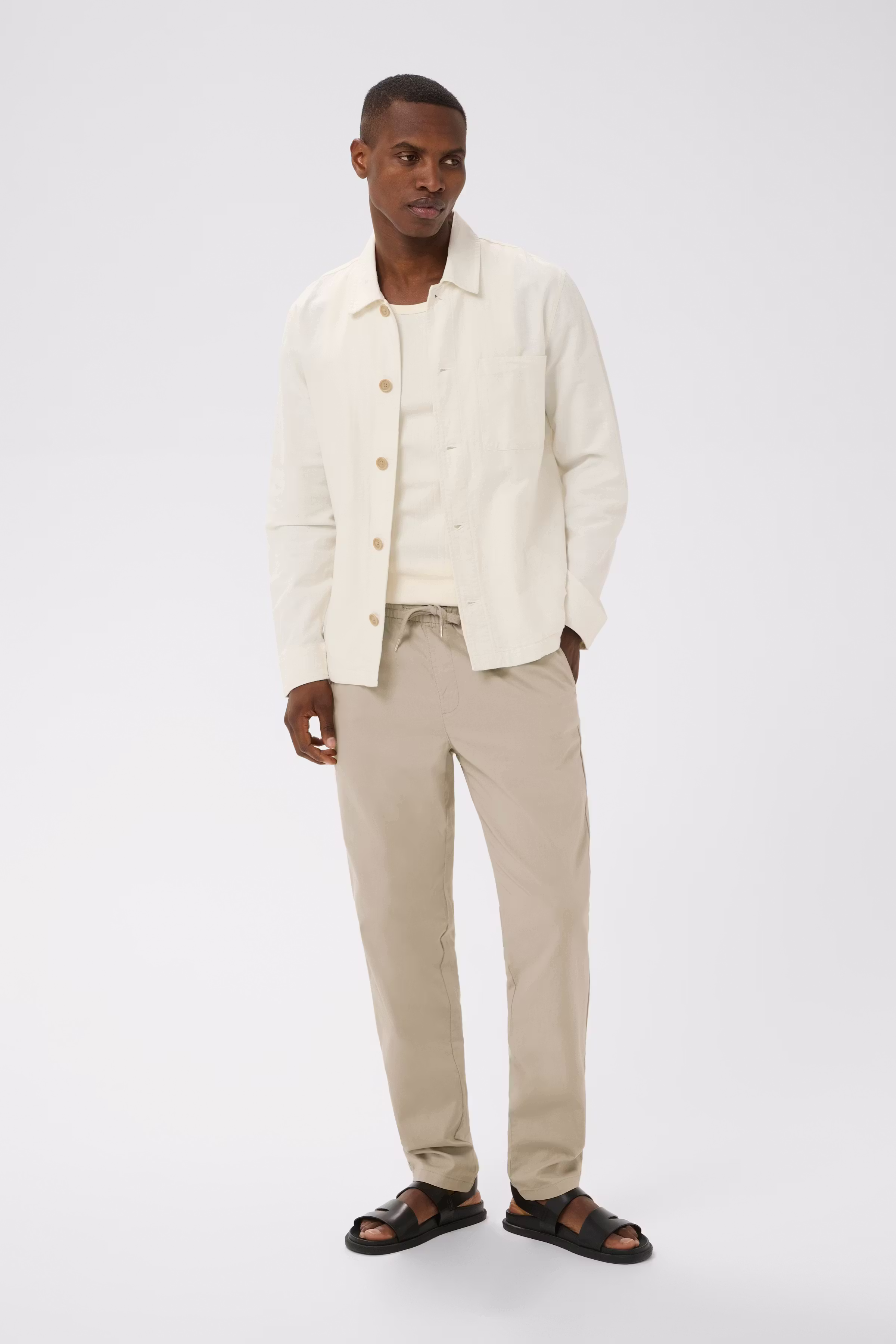 MAbarton linen trousers LOOKBOOK FRONT 30206031-161105