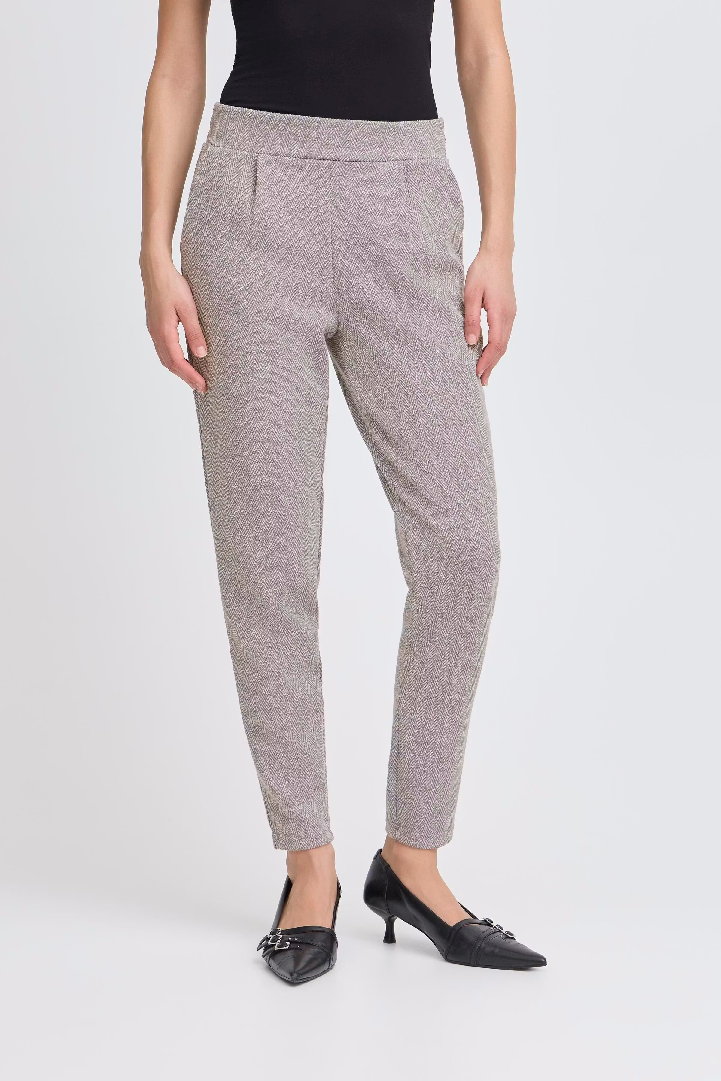 IHKATE JACQUARD Bukser LOOKBOOK FRONT 20121601-900000482