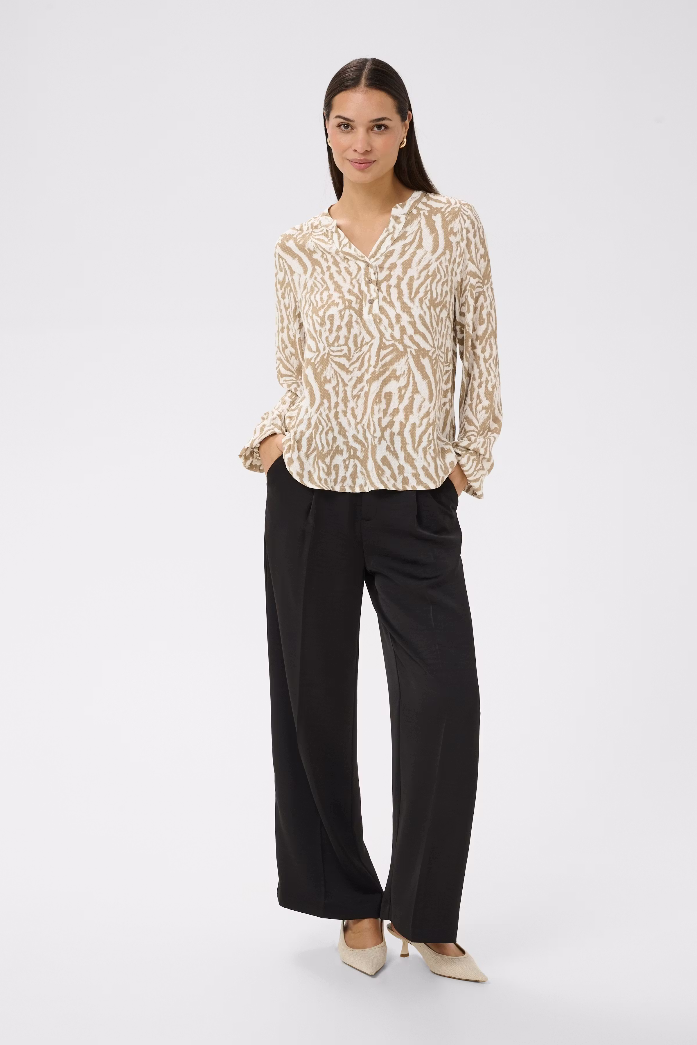 KAmathilde Bluse LOOKBOOK FRONT 10509471-109121