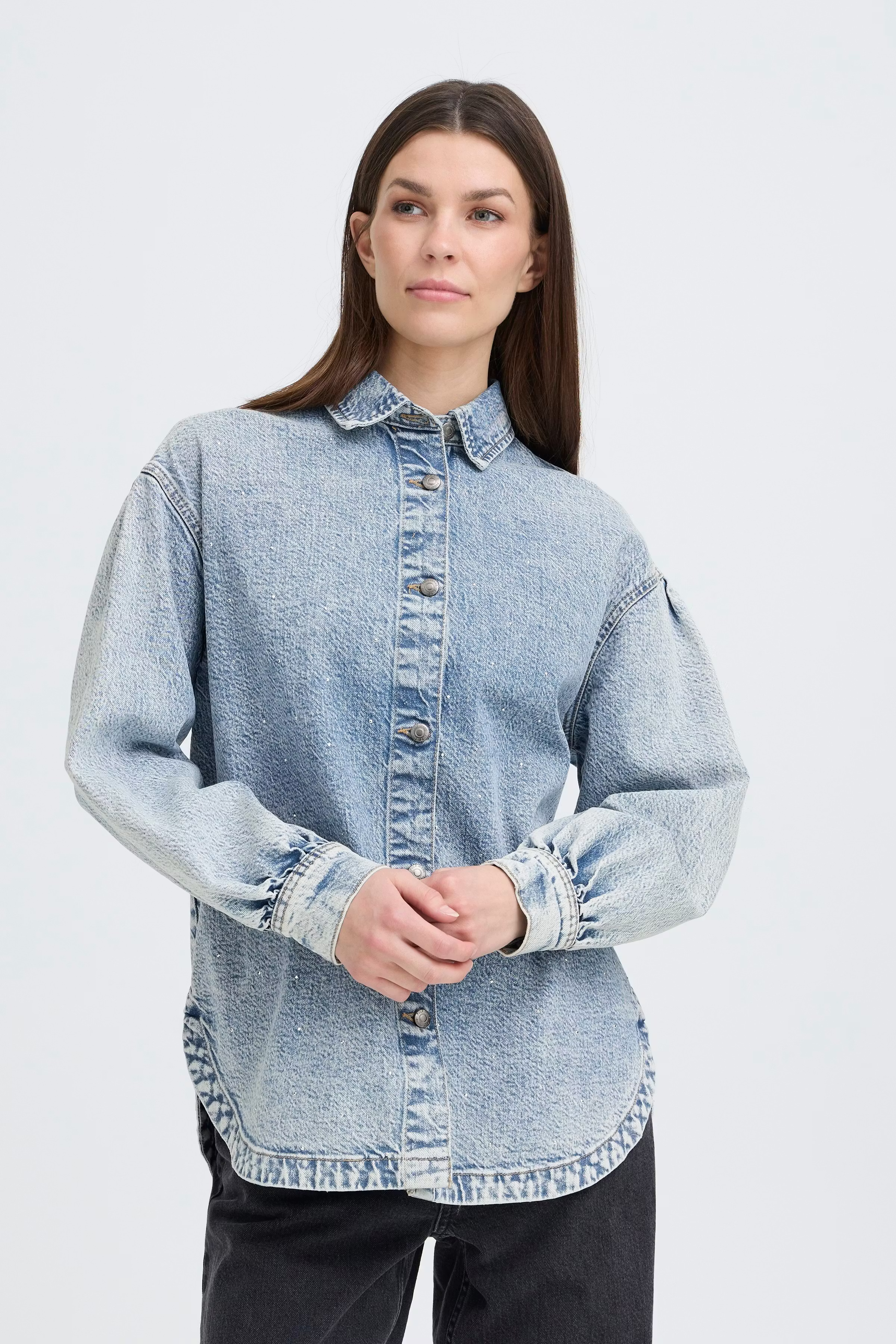 PZATLEE Skjorta LOOKBOOK FRONT 50210298-200005