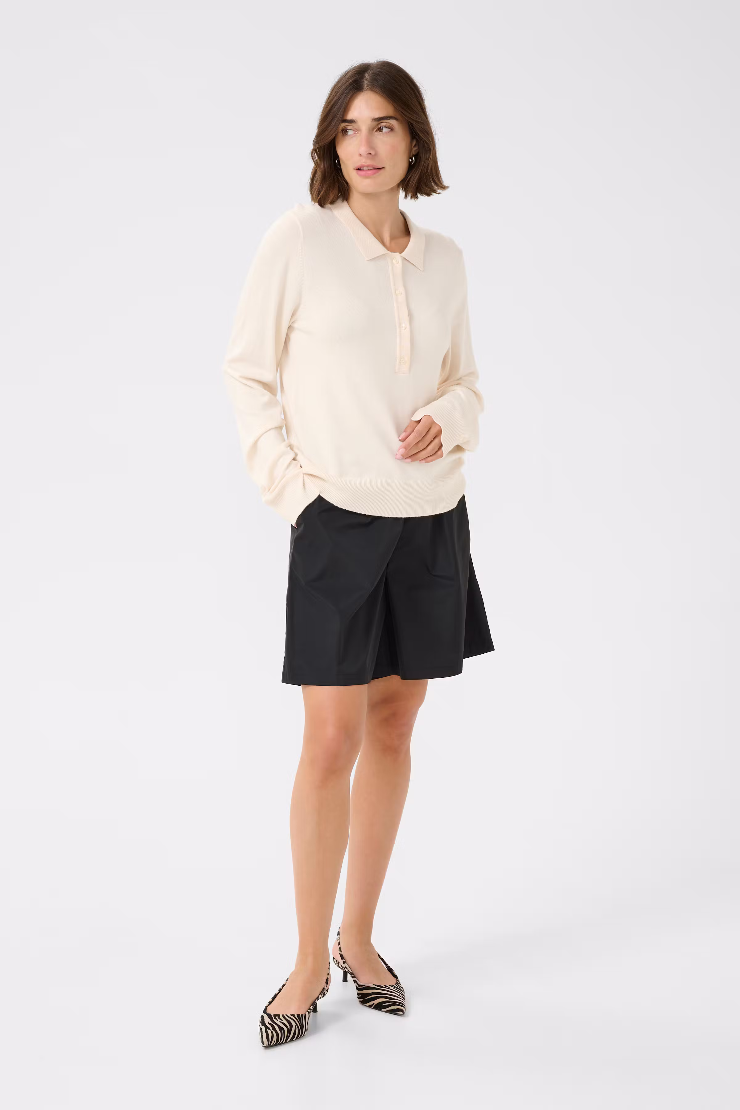 CUebba Strick-Poloshirt LOOKBOOK FRONT 50111974-120304