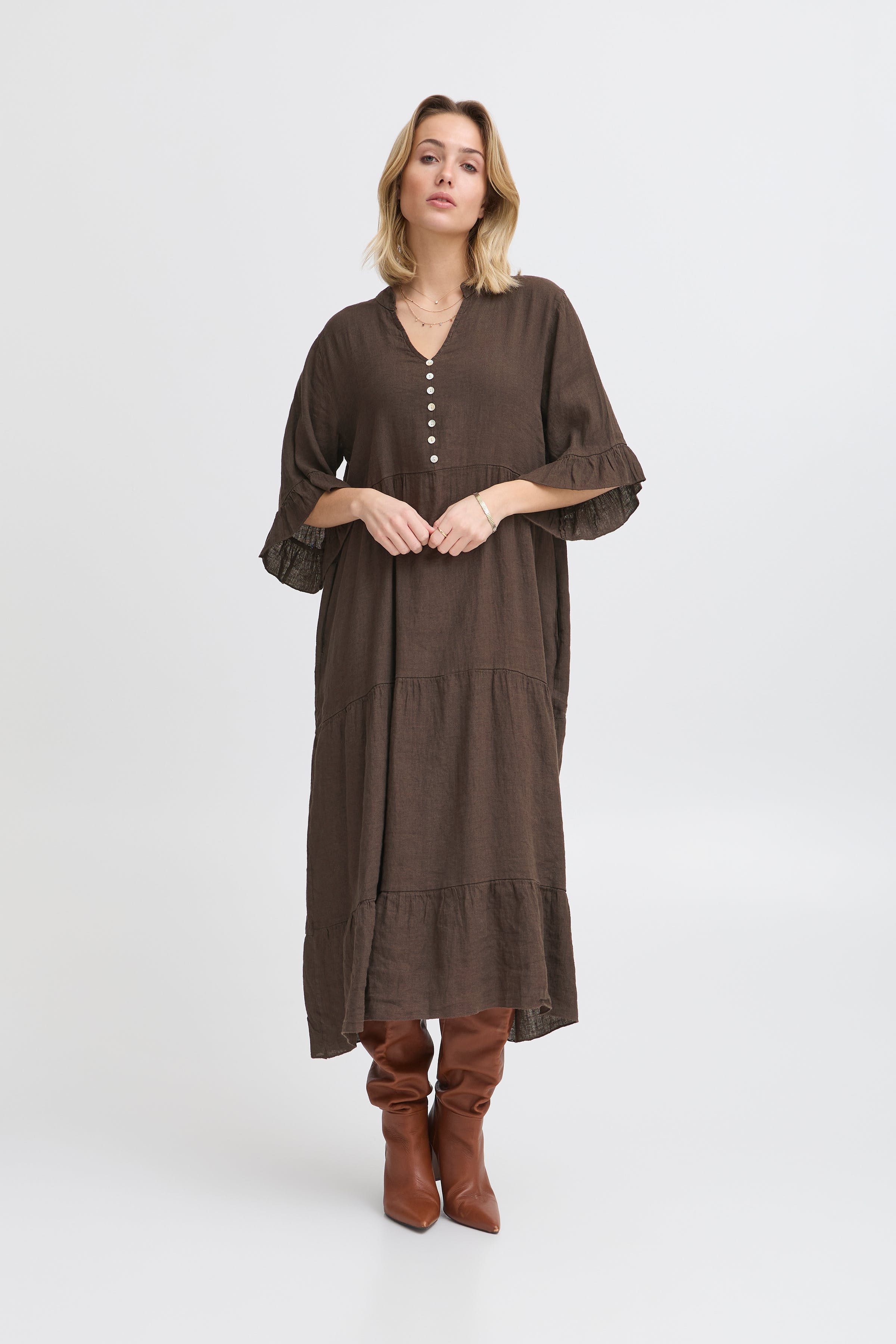 SBFONTANELLE Kjole LOOKBOOK FRONT 22100890-190912