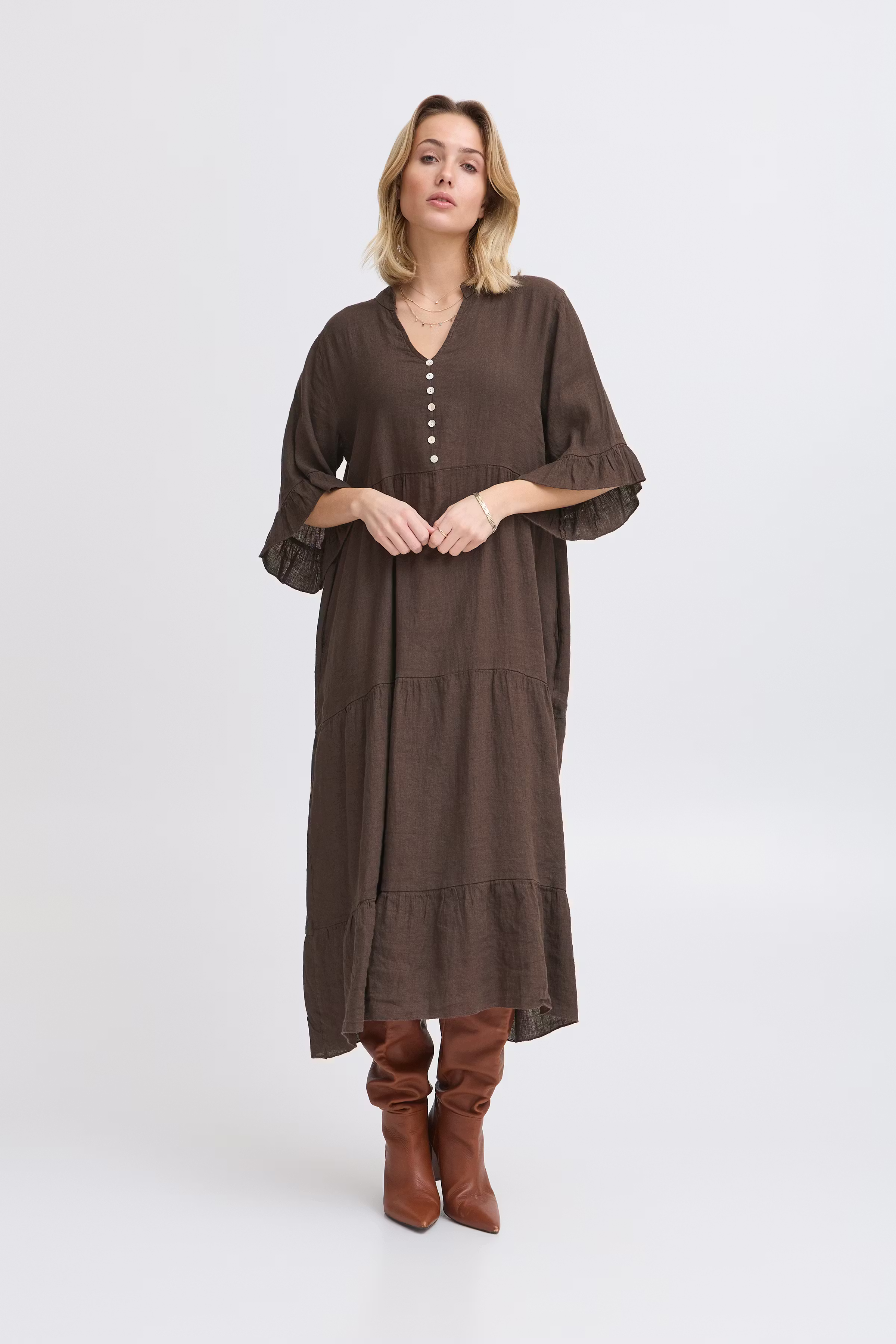 SBFONTANELLE Kjole LOOKBOOK FRONT 22100890-190912