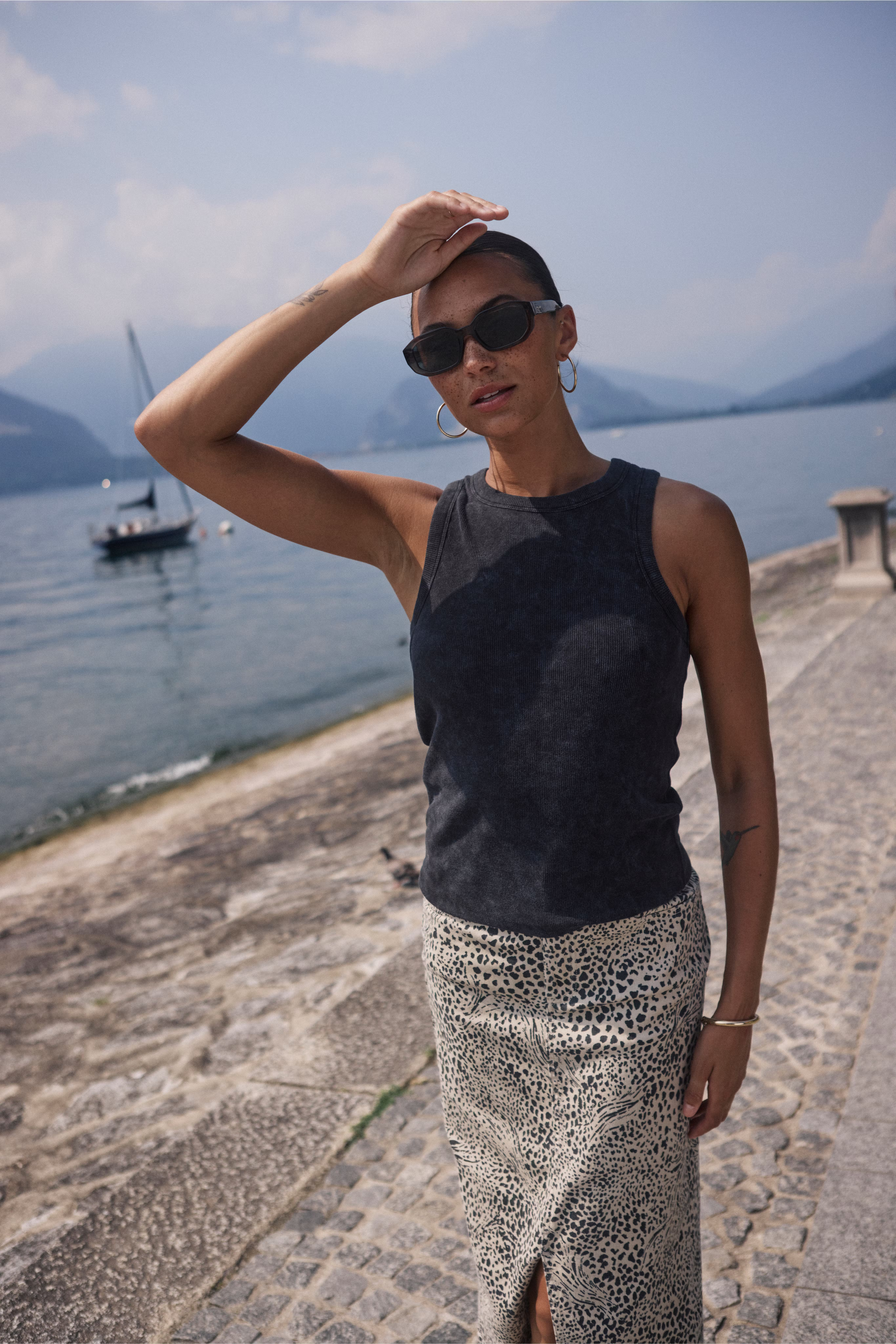 KAlisa Denimnederdel LOCATION NONE 10509882-107403