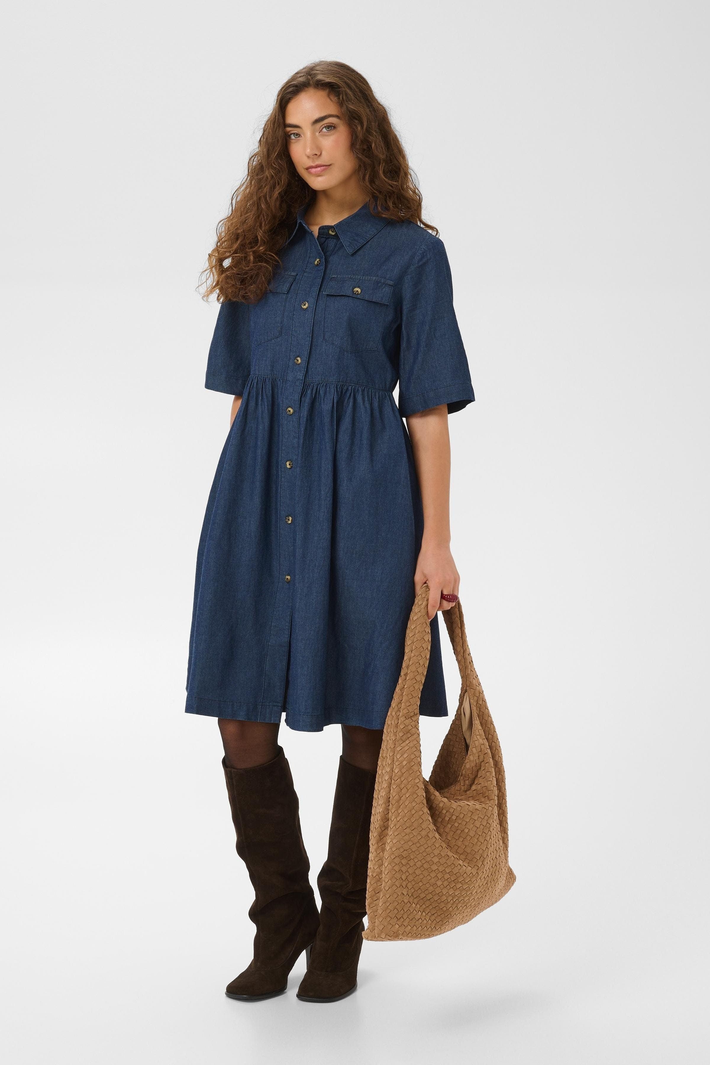 CUplita Denim dress LOOKBOOK FRONT 50113338-500119