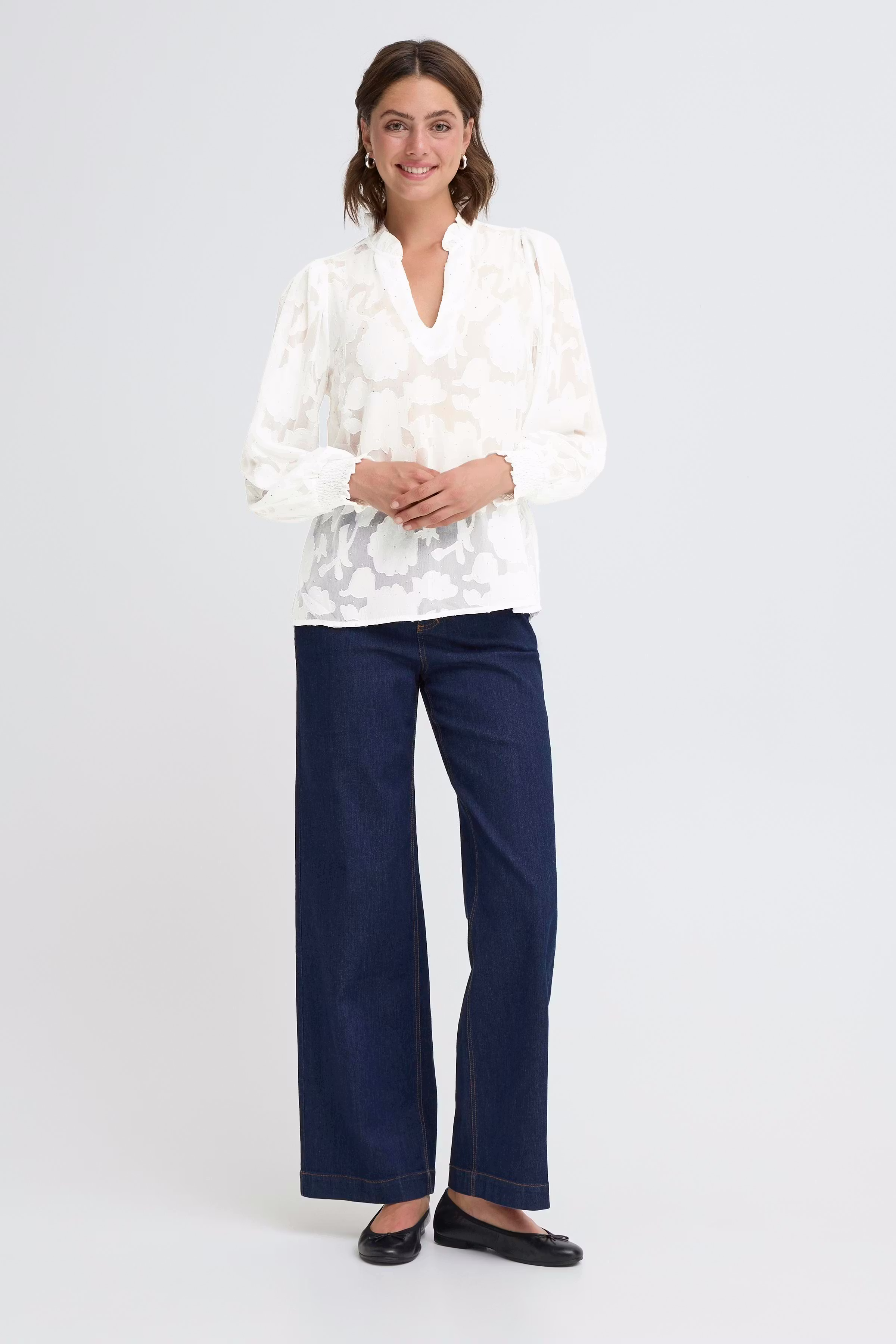 FRRHINESTONE Blouse LOOKBOOK FRONT 20617287-114800