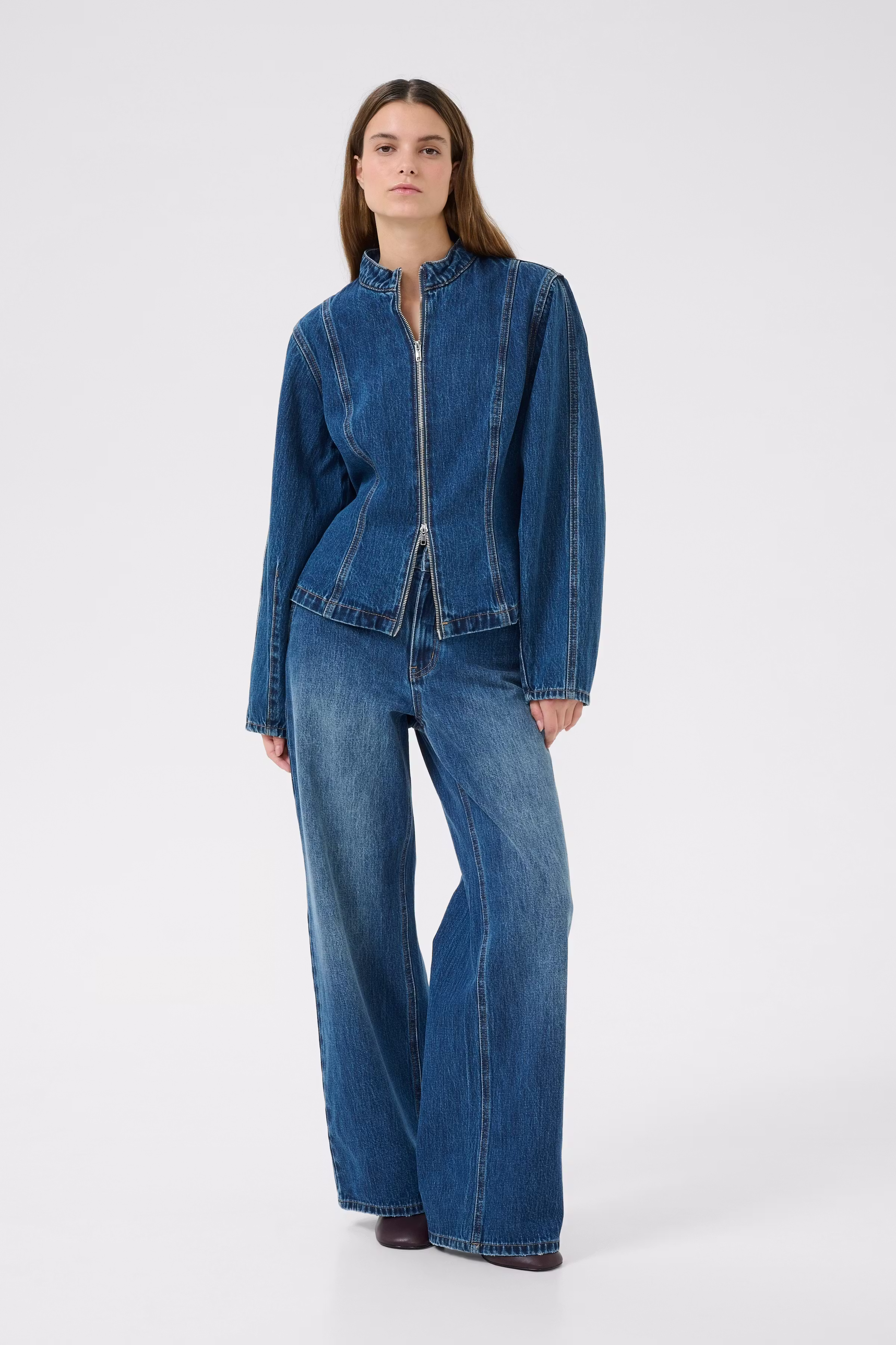 KBBonnie Denimjakke LOOKBOOK FRONT 10105650-103368