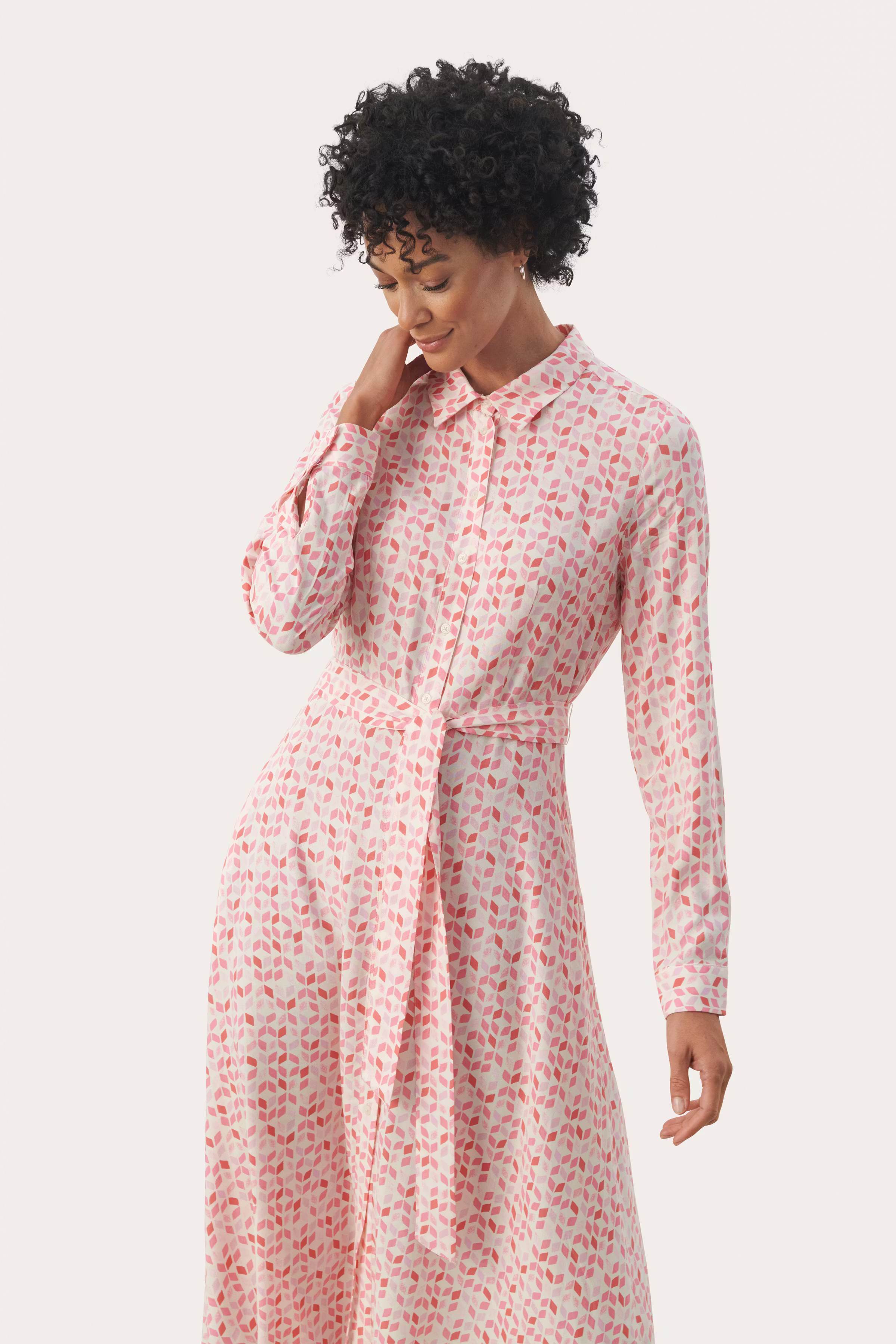 ShelbyPW Skjortekjole LOOKBOOK FRONT 30308340-302903