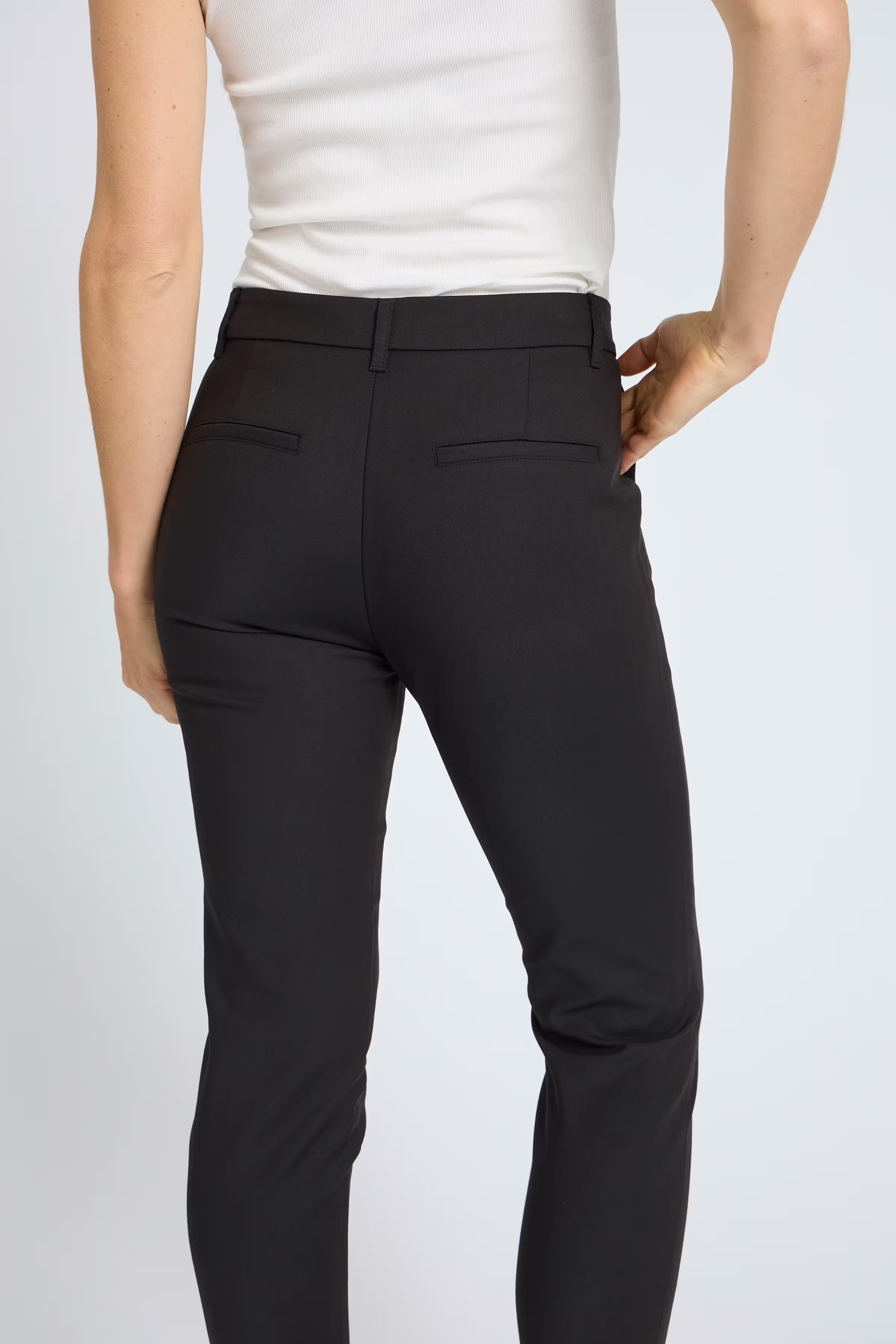 PZBINDY High Waist, Ankle Skinny Leg Trousers LOCATION NONE 50210331-193911