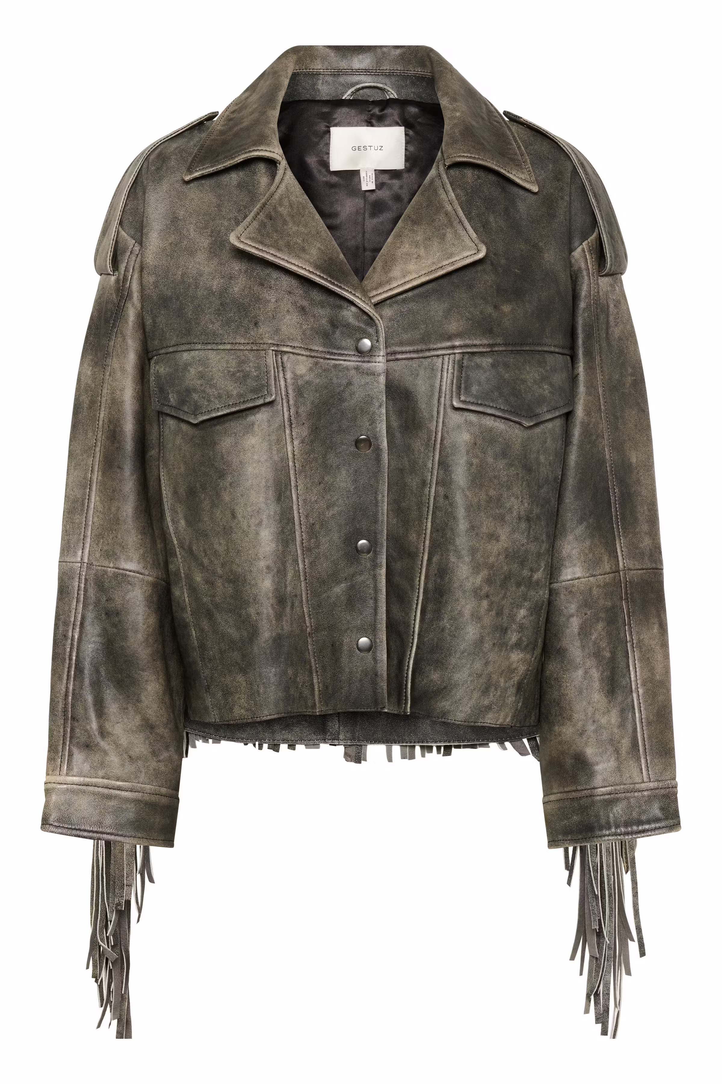 GZjaggy Leren jas PACK FRONT 10910027-105760