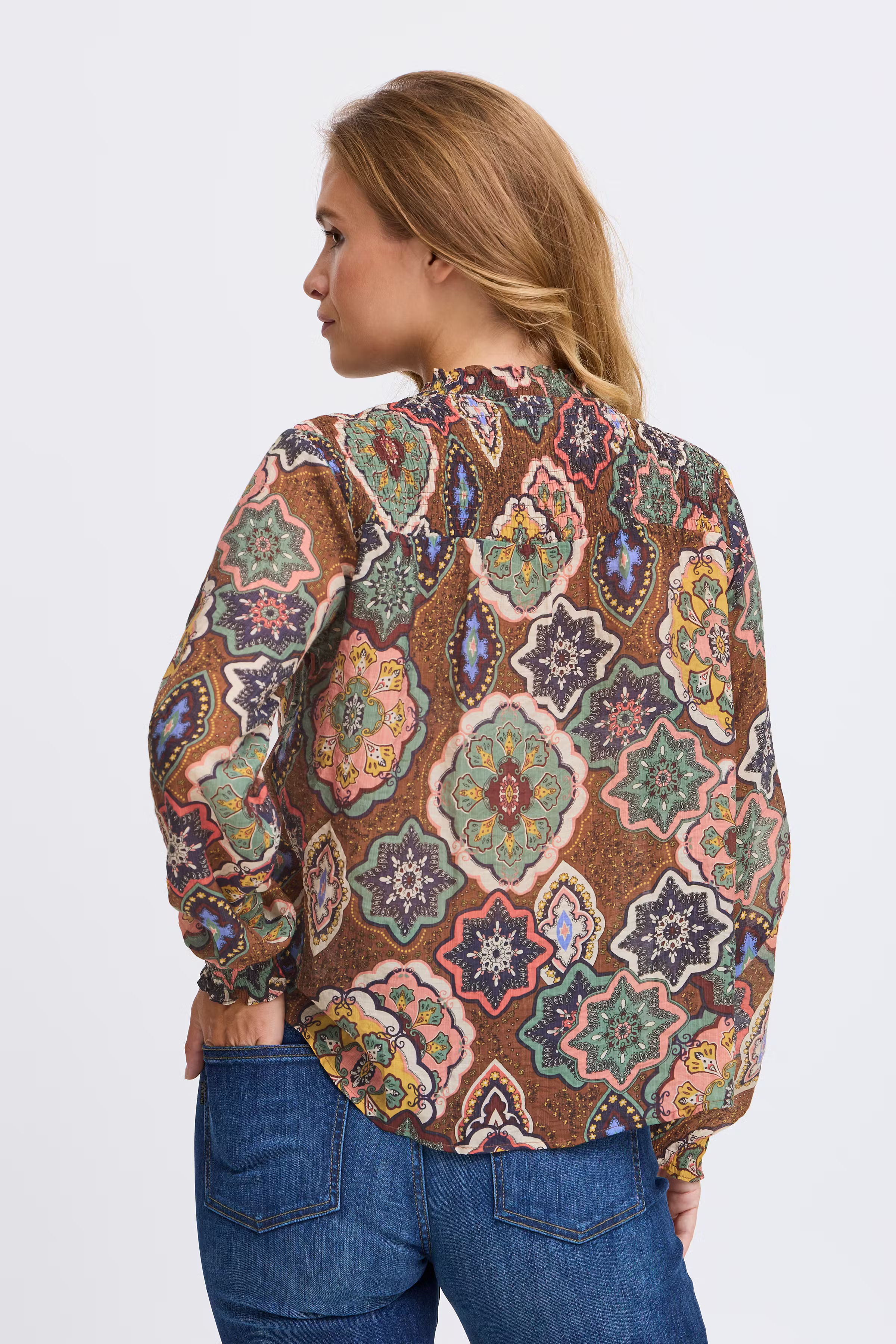 Langermet skjorte LOOKBOOK BACK 50208987-200449