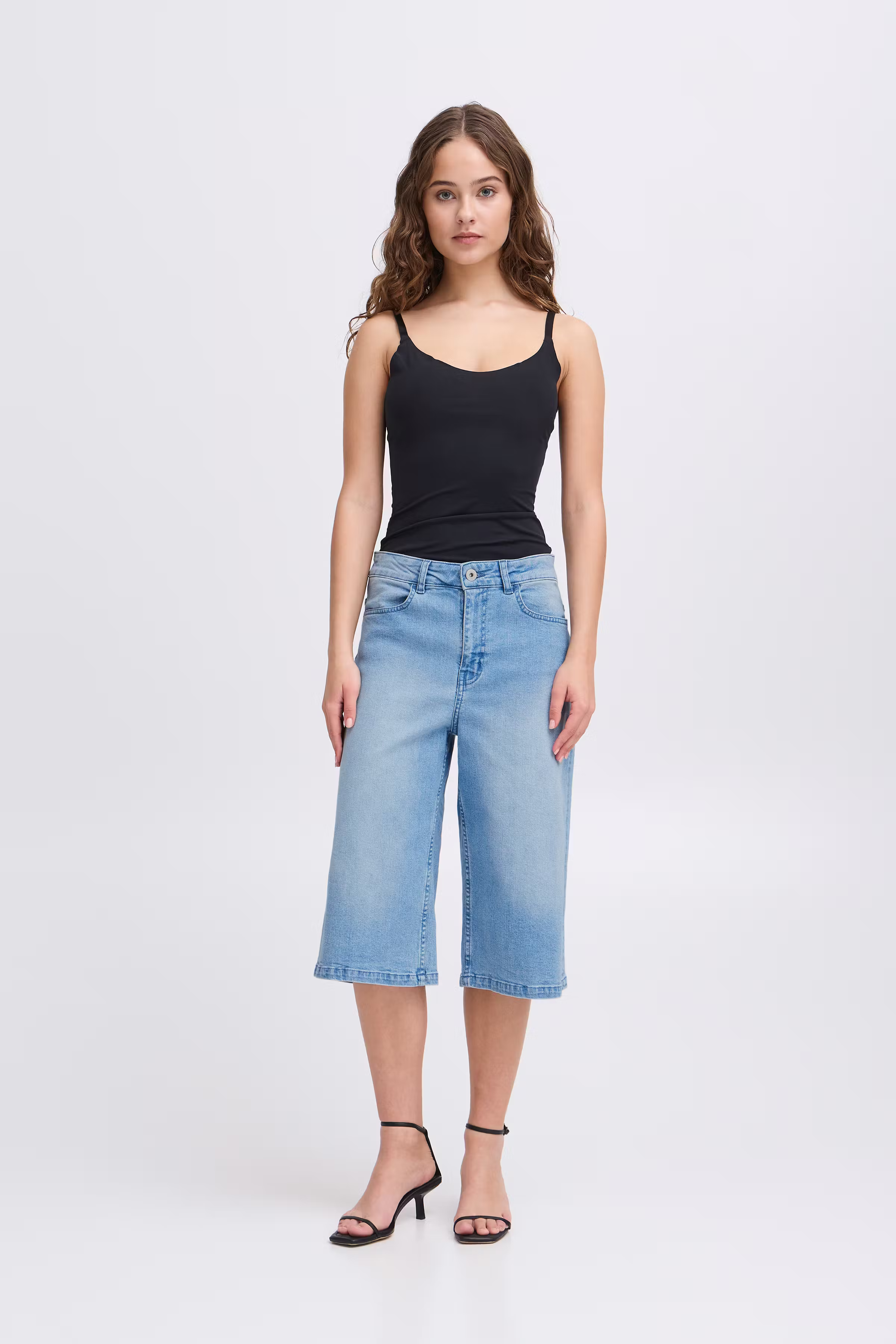 IHCALLY Denim shorts LOOKBOOK FRONT 20122663-200792