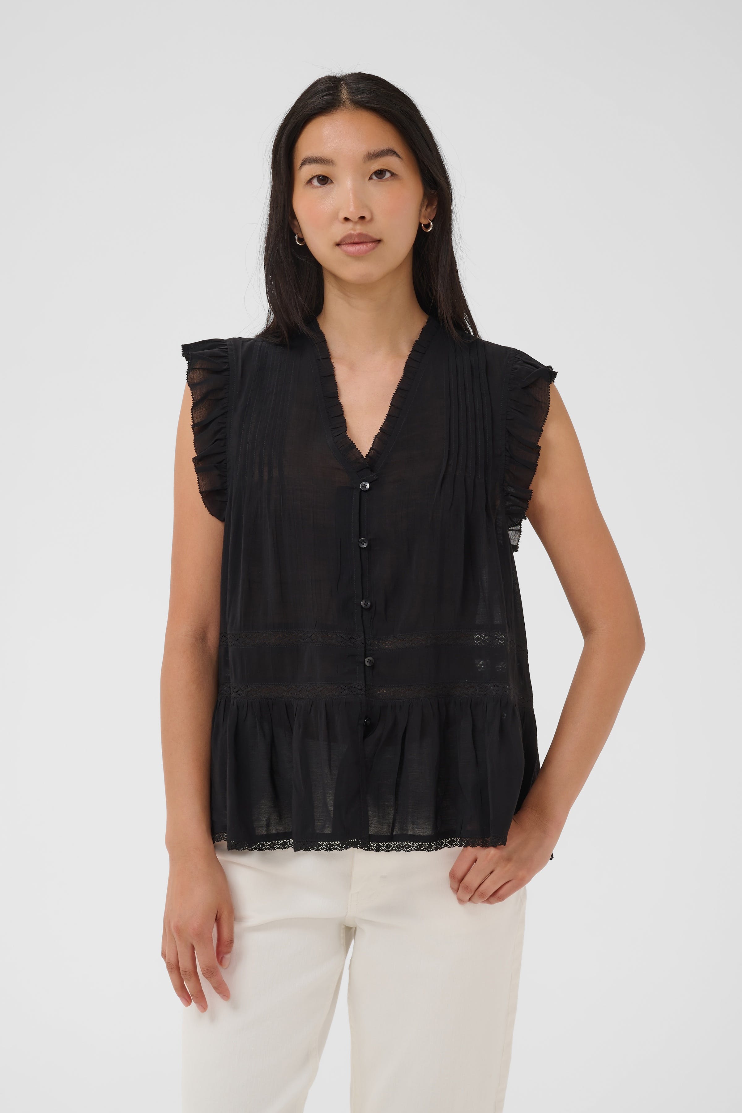 BernadetePW Bluse LOOKBOOK FRONT 30310536-194008