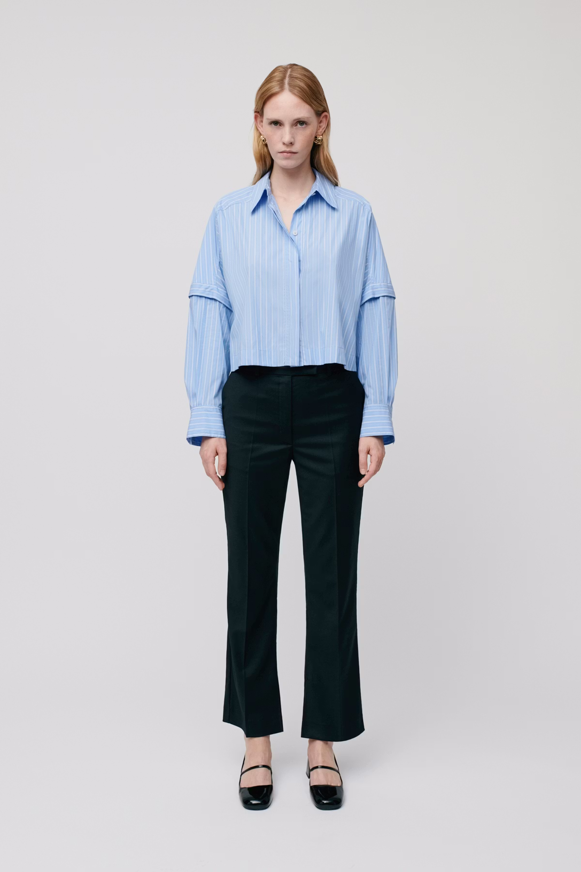 POLINA Trousers LOOKBOOK FRONT 30600385-BK999