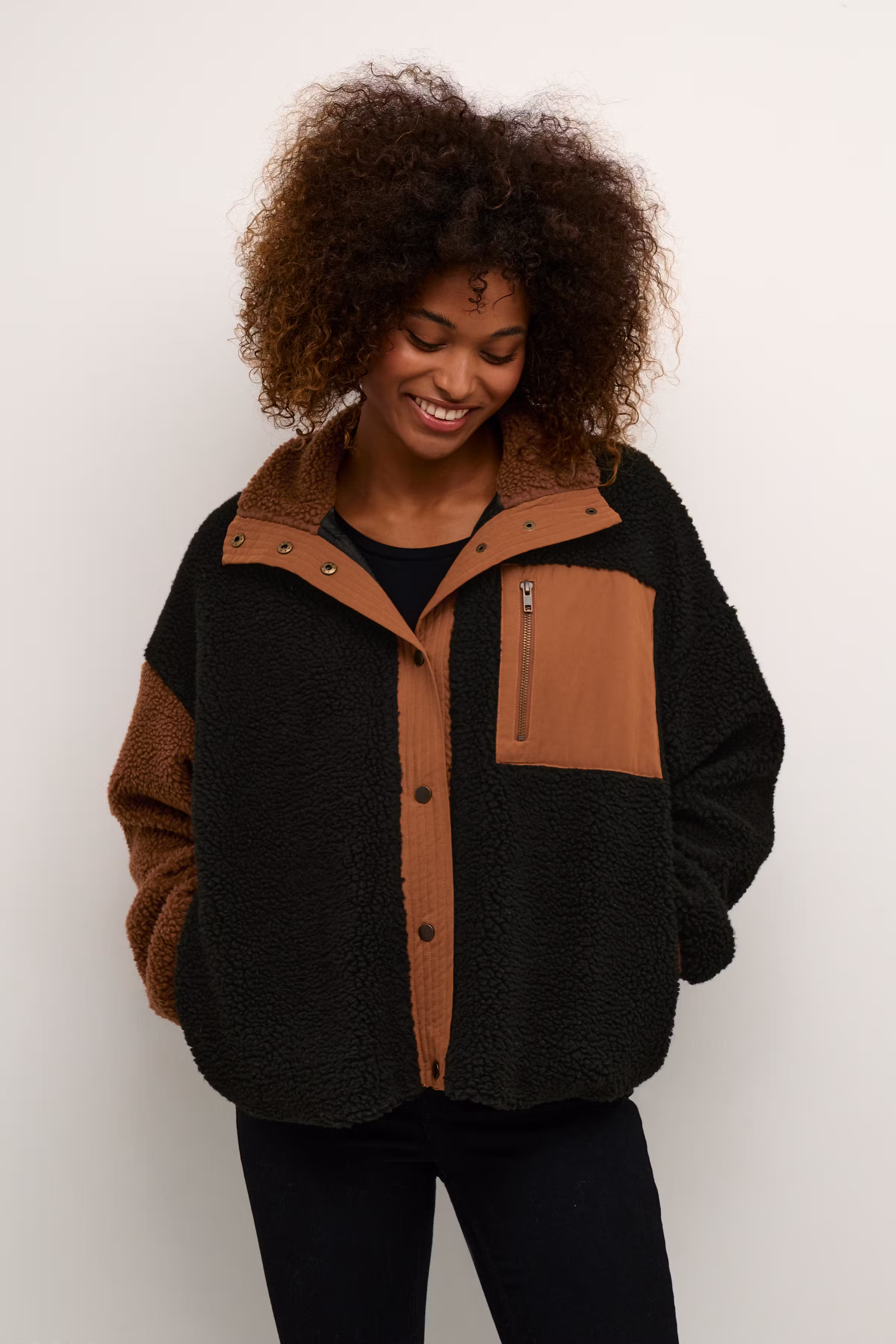 CUtally Teddy Fleecejacka LOOKBOOK FRONT 50109006-500012