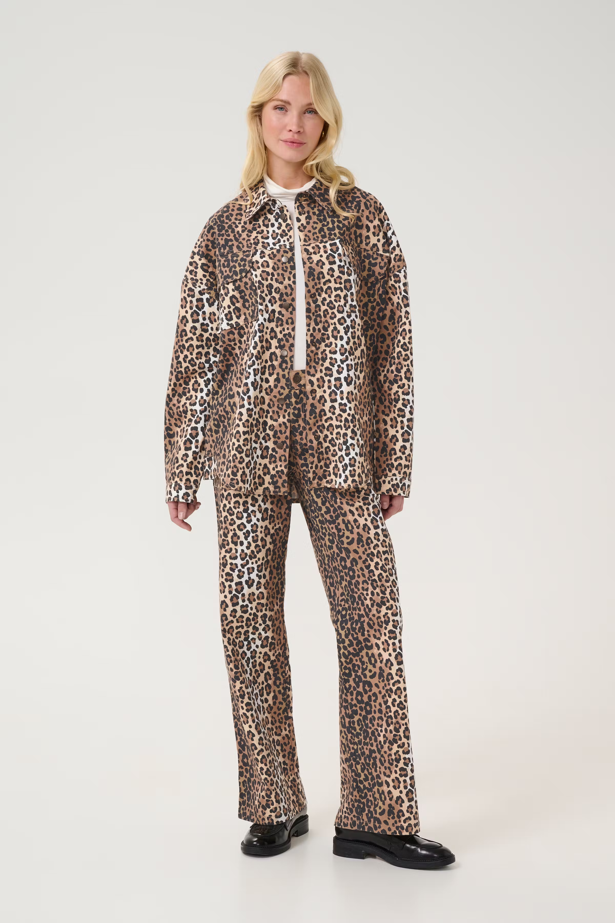 CUlfenna Leopard Hemd LOOKBOOK FRONT 50111651-107355