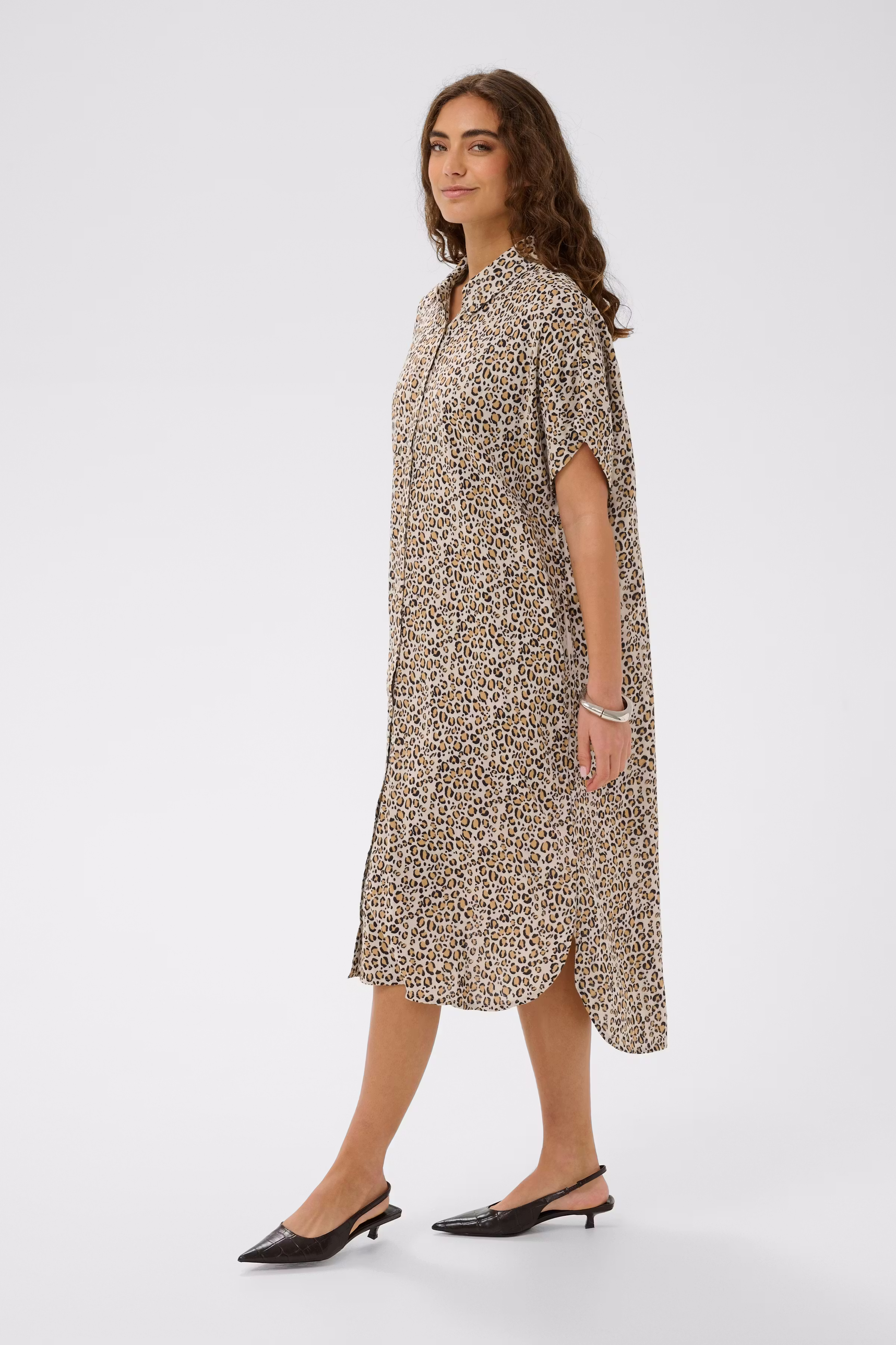 CUelina Leopardkjole LOOKBOOK FRONT 50109576-109616
