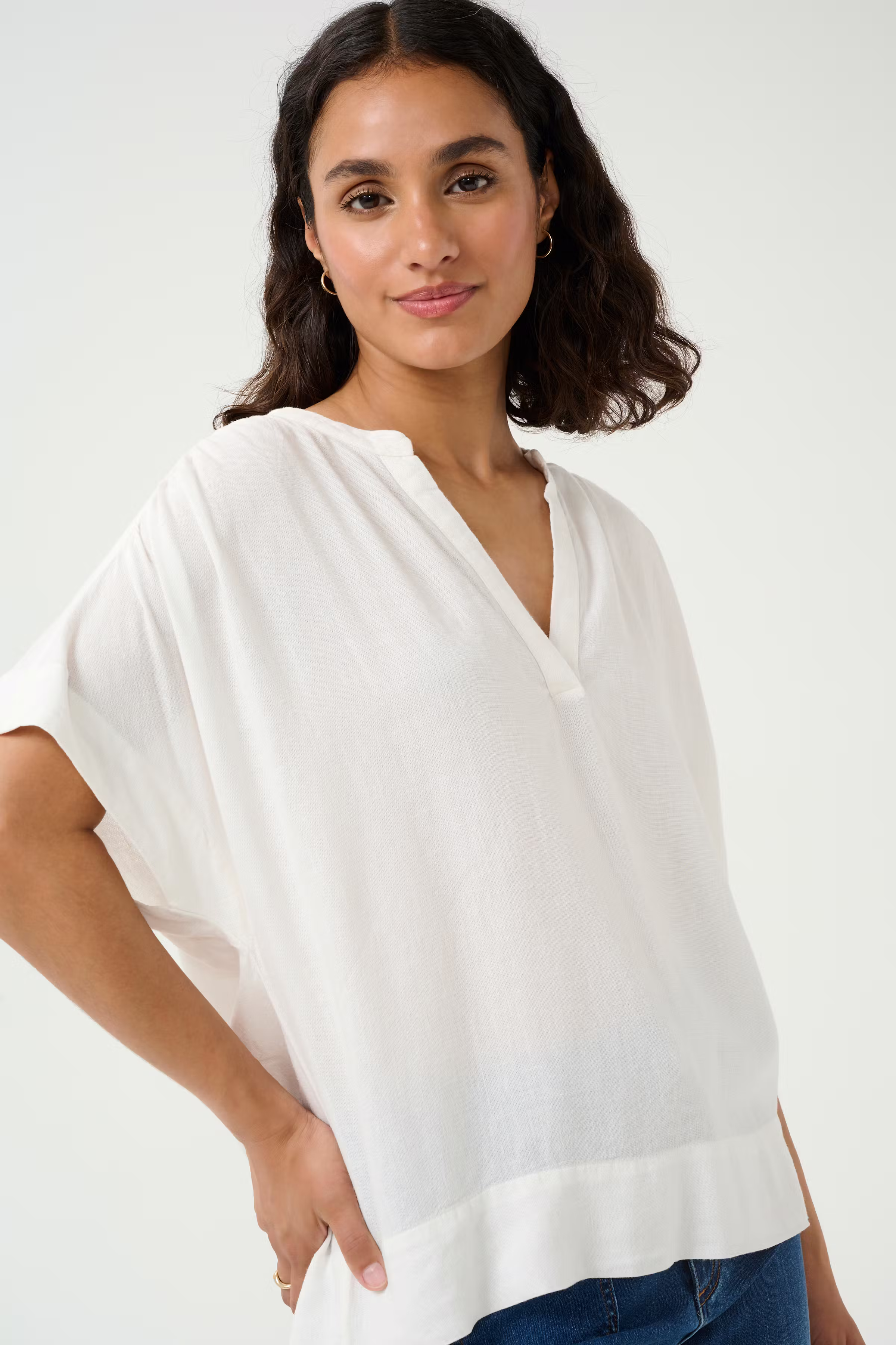 KAmilia Linen Top LOOKBOOK DETAIL 10509670-110602