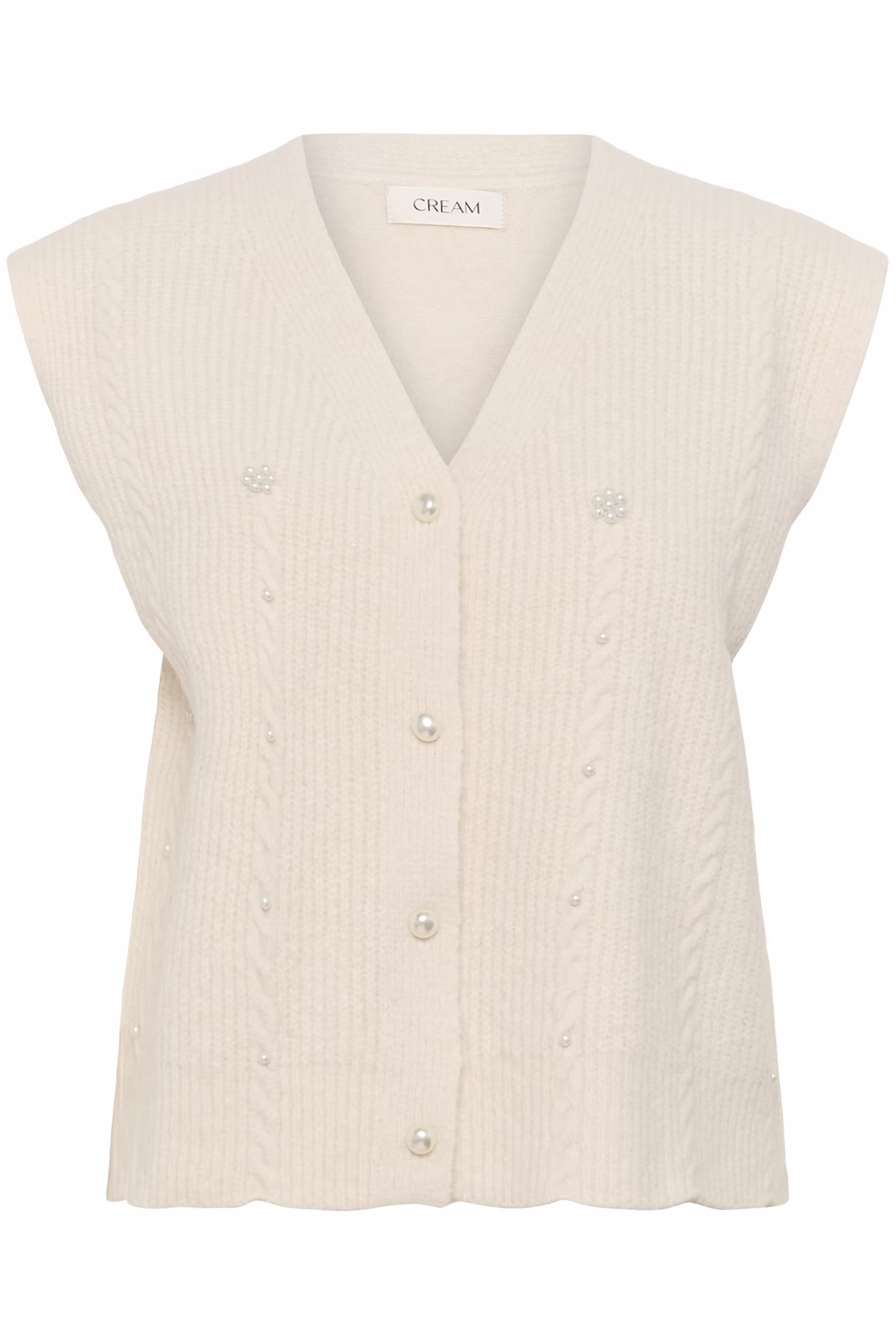 CRKlementine Strik vest PACK FRONT 10614513-110701