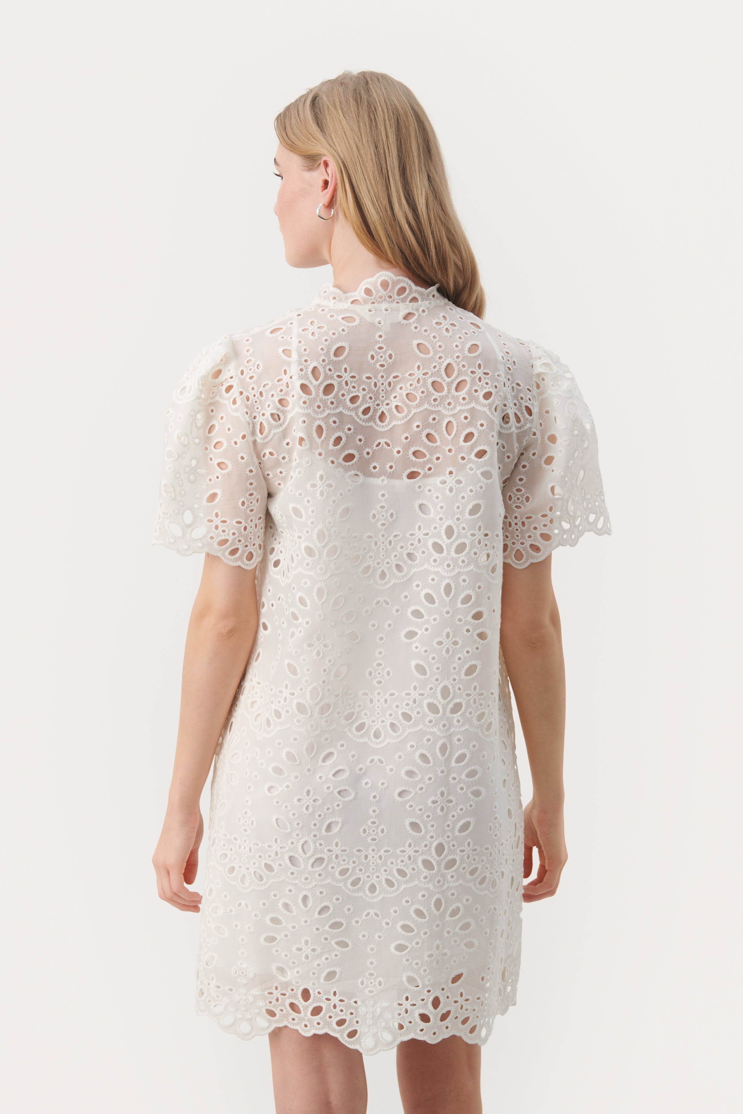 GebellaPW Short lace dress LOOKBOOK BACK 30308616-114801