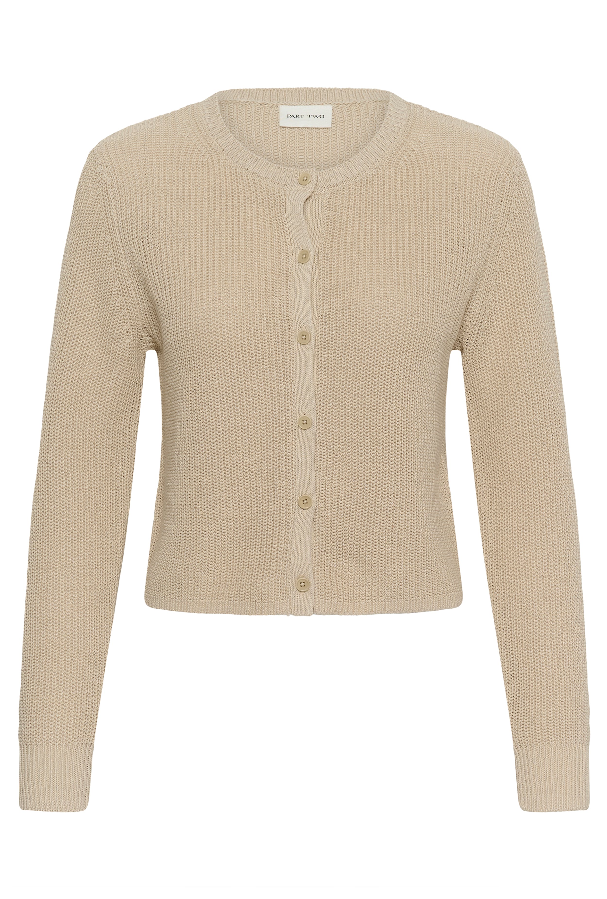 GigiaPW Linen Blend Cardigan PACK FRONT 30309579-130400