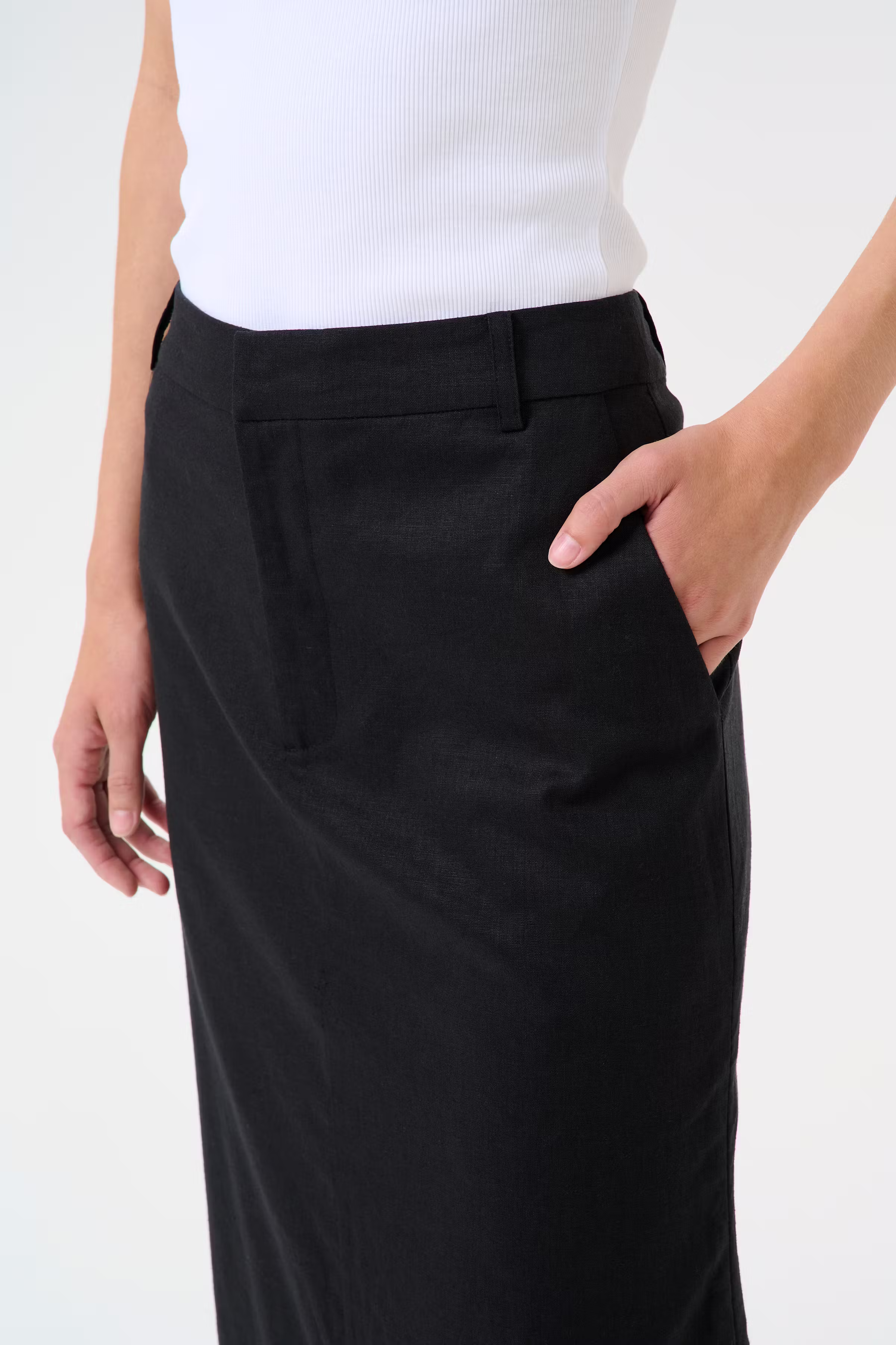 GZizza linen skirt LOOKBOOK DETAIL 10910283-100017