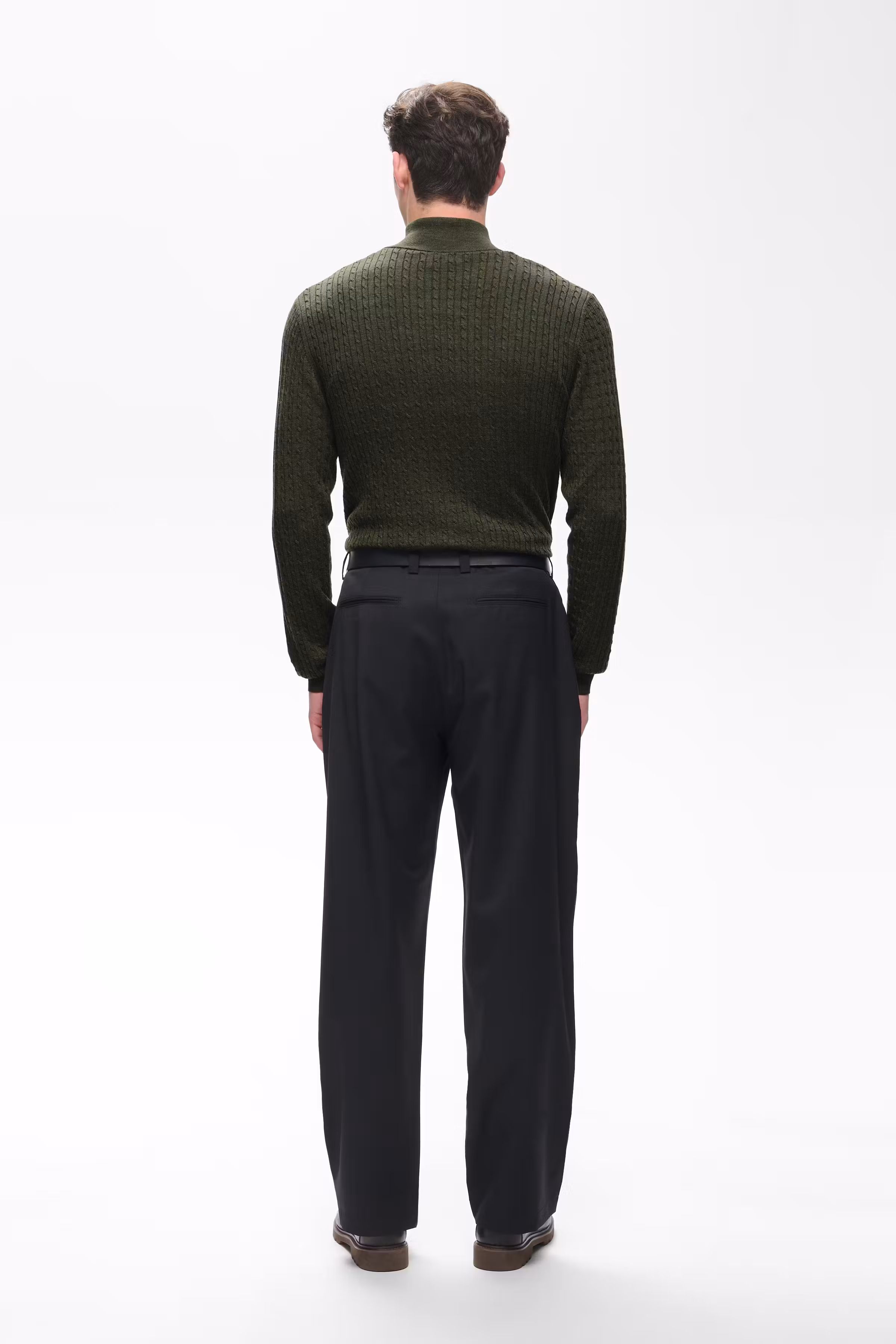 MAmason Merino Pullover LOOKBOOK BACK 30207108-21505