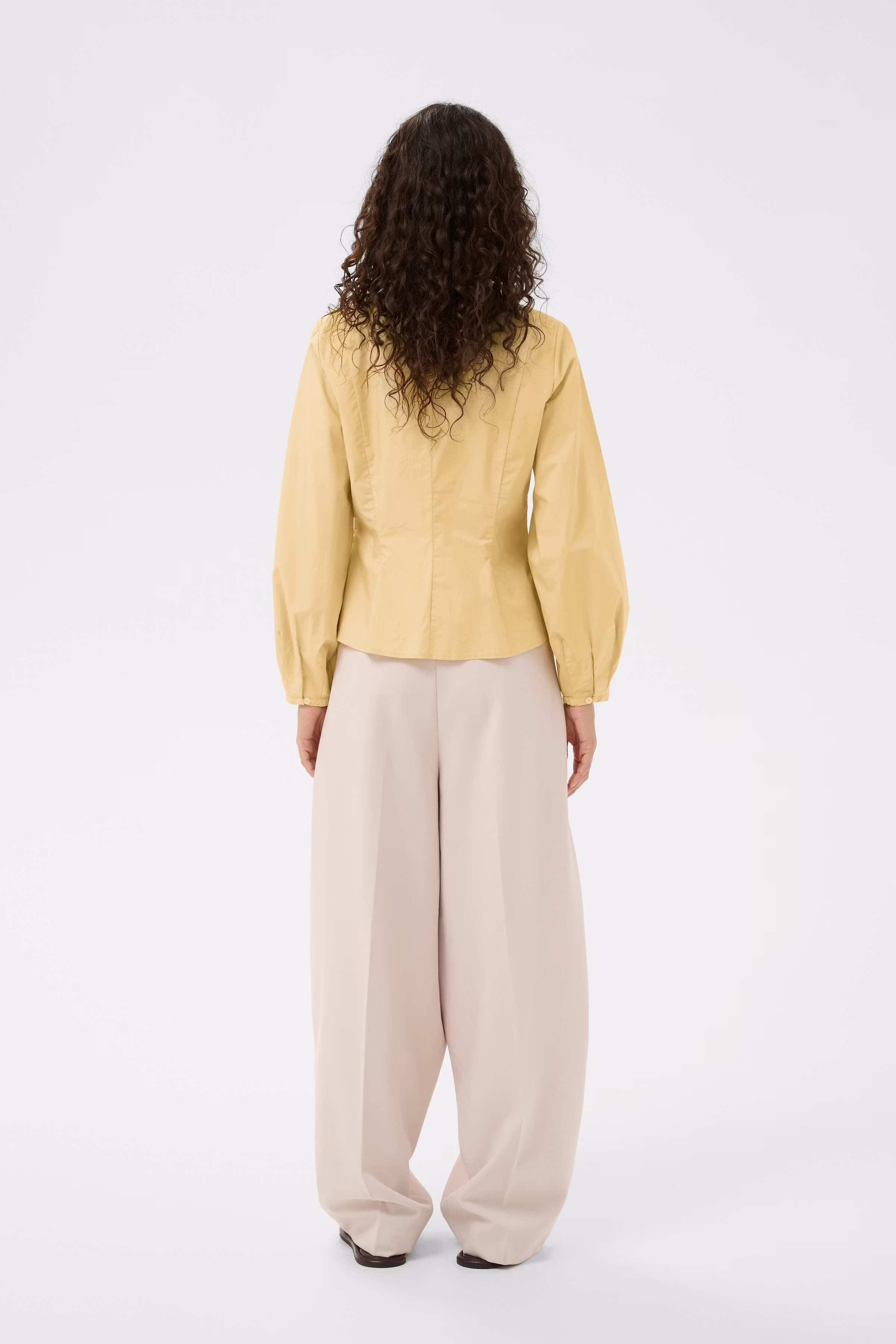 LELOIW Fitted Poplin Hemd LOOKBOOK BACK 30112343-130916